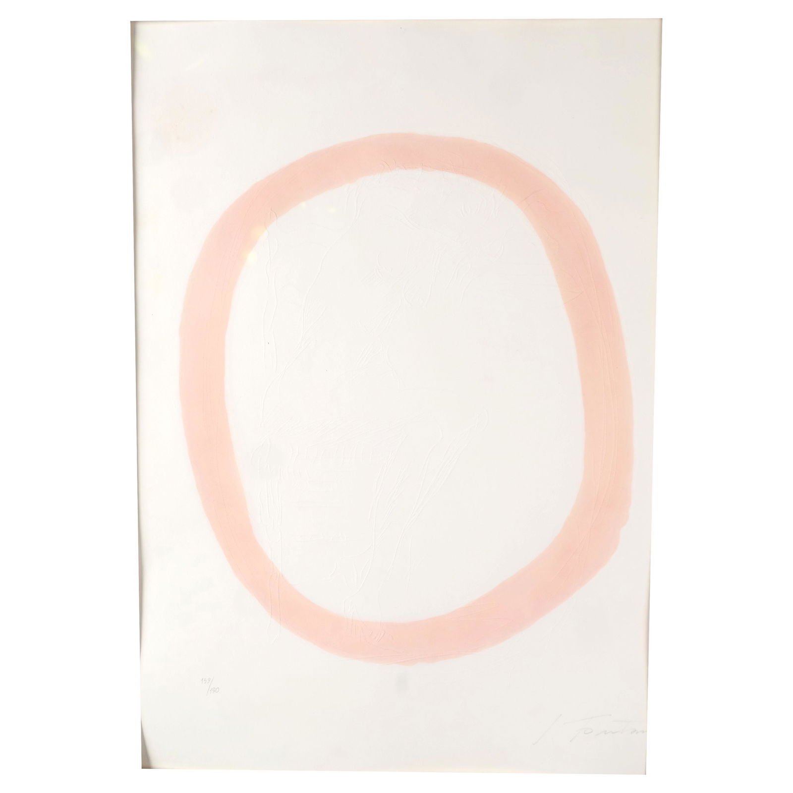 Lucio FONTANA: "Nudo Rosa" - Embossed Etching (1 of 9)