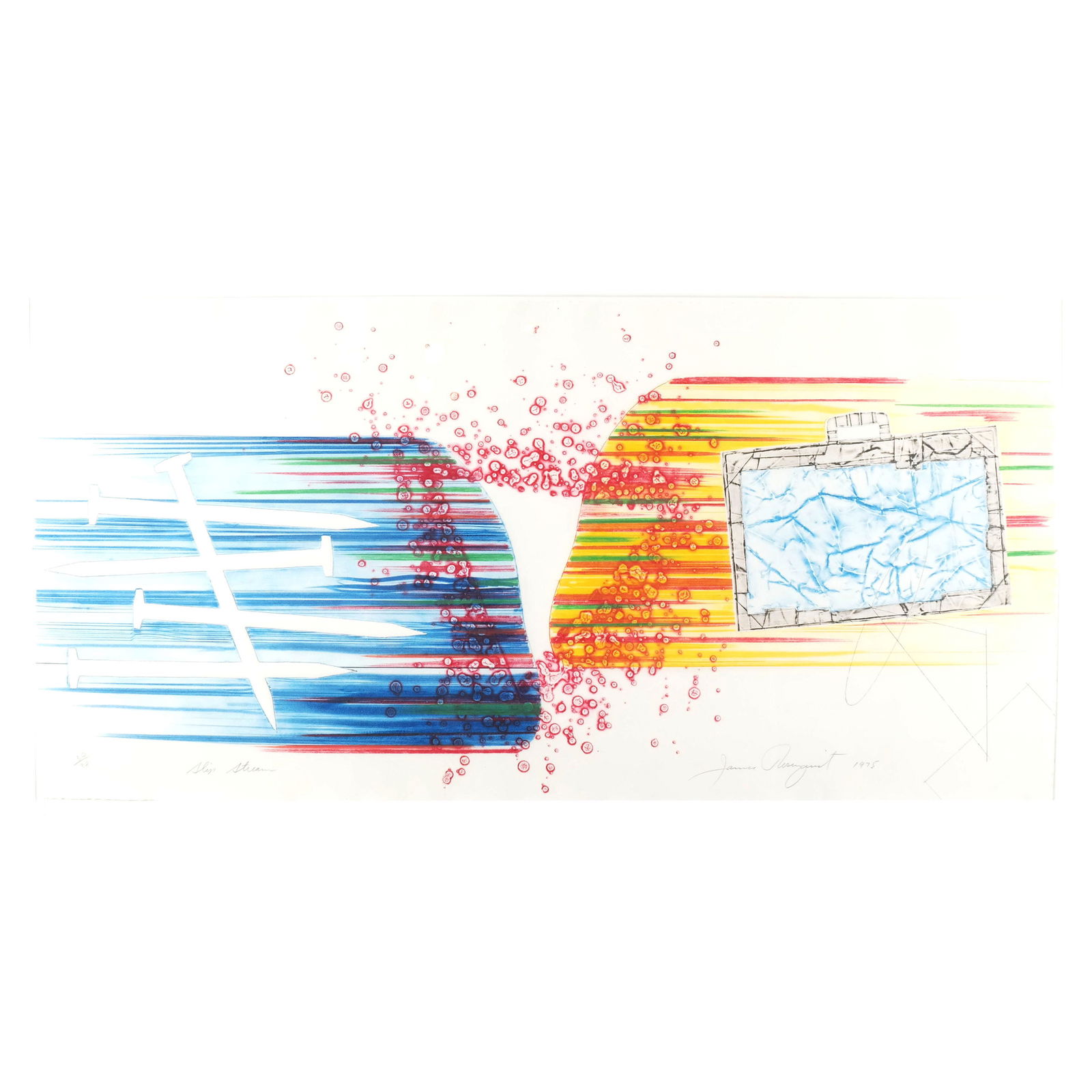 James ROSENQUIST: "Slip Stream" - Etching, etc. (1 of 9)