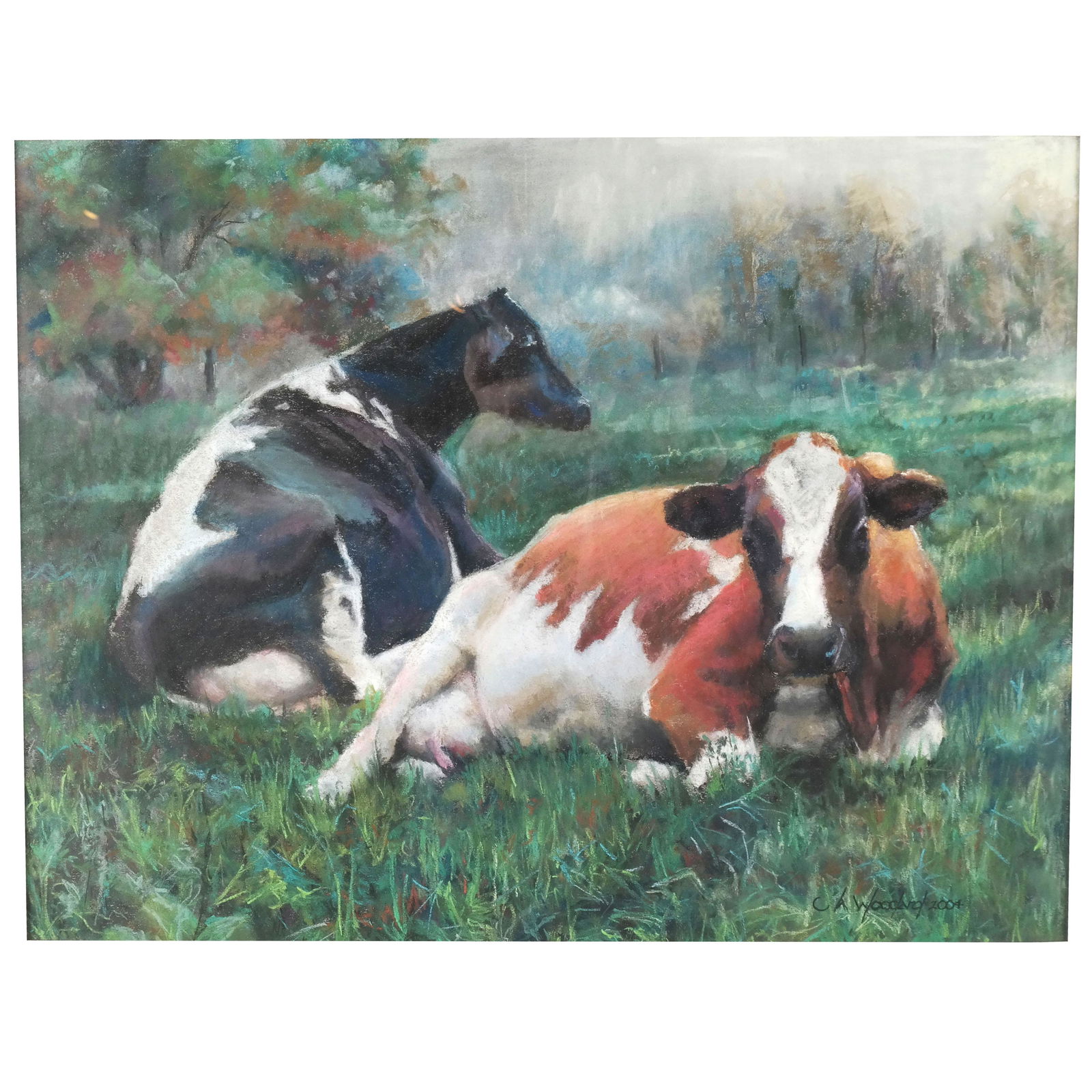 Charles WOODARD: "The Pleasure of Grass" - Pastel (1 of 9)