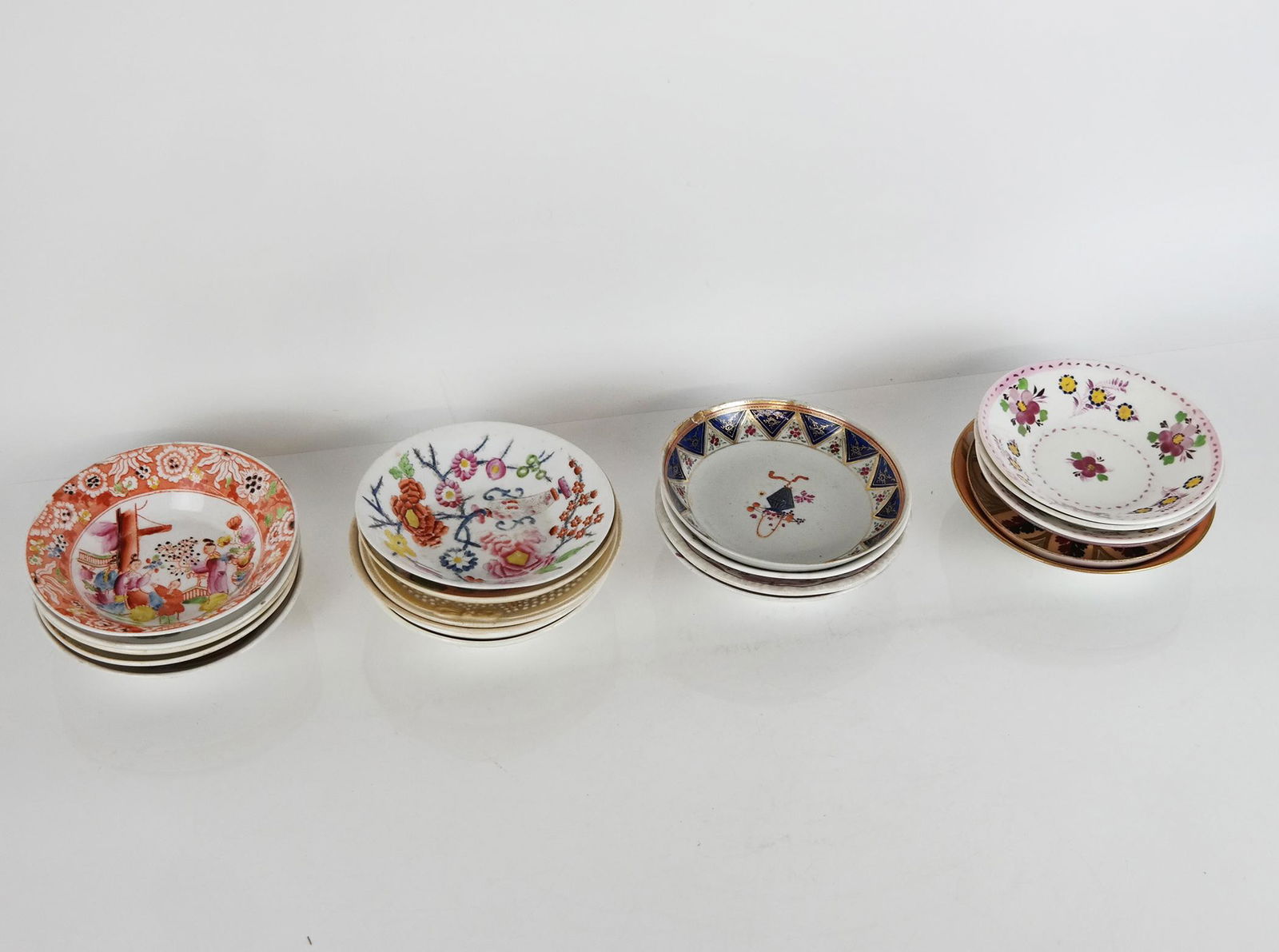 Assembled Group of Various 19th & 20th C. Saucers (1 of 11)