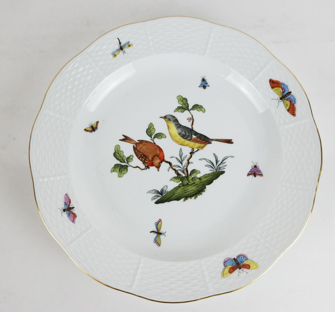 Herend Hungarian Porcelain Paint Decorated Plate (1 of 4)