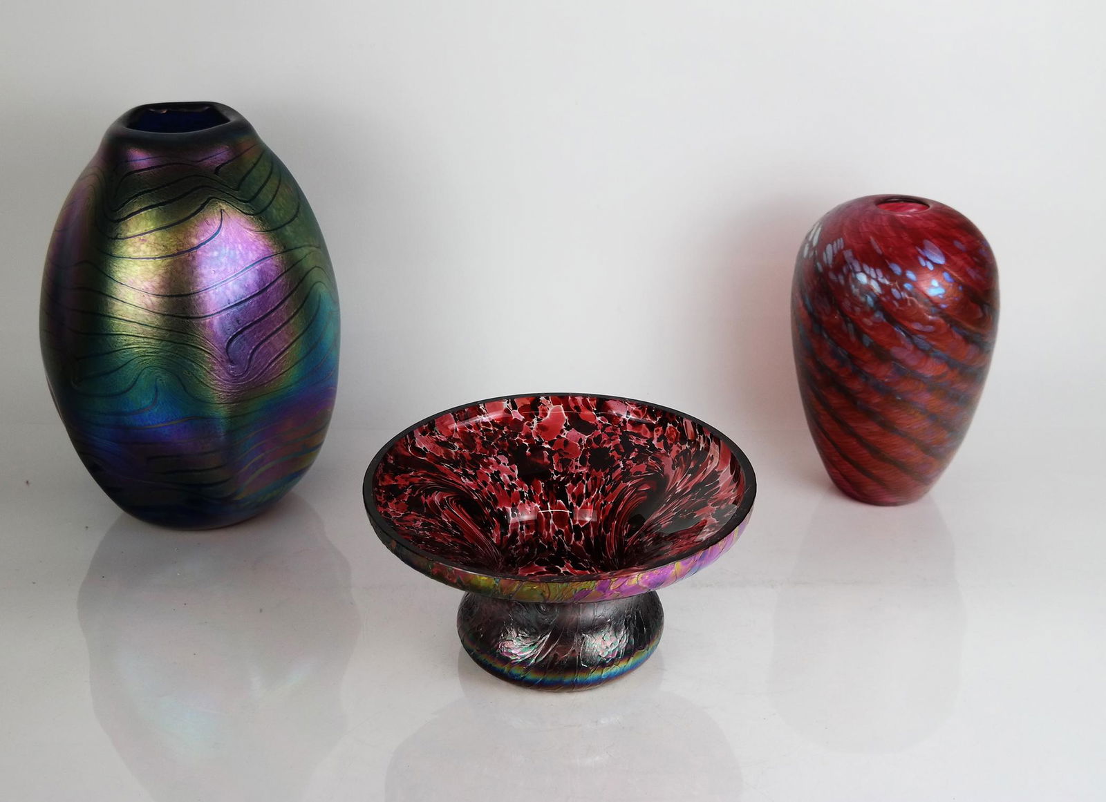 Three Art Glass Vessels (1 of 13)