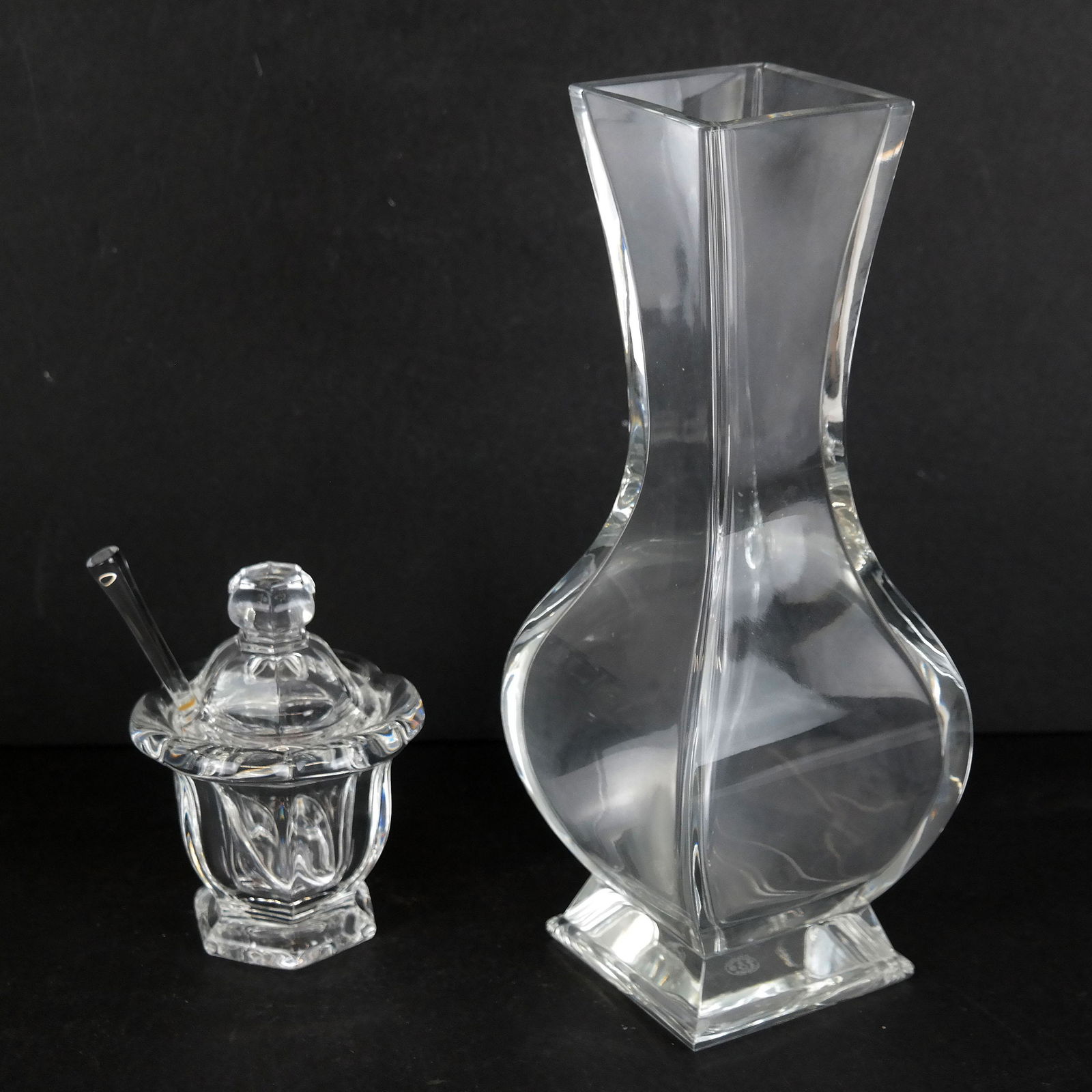 Two Baccarat Glass Items (1 of 8)