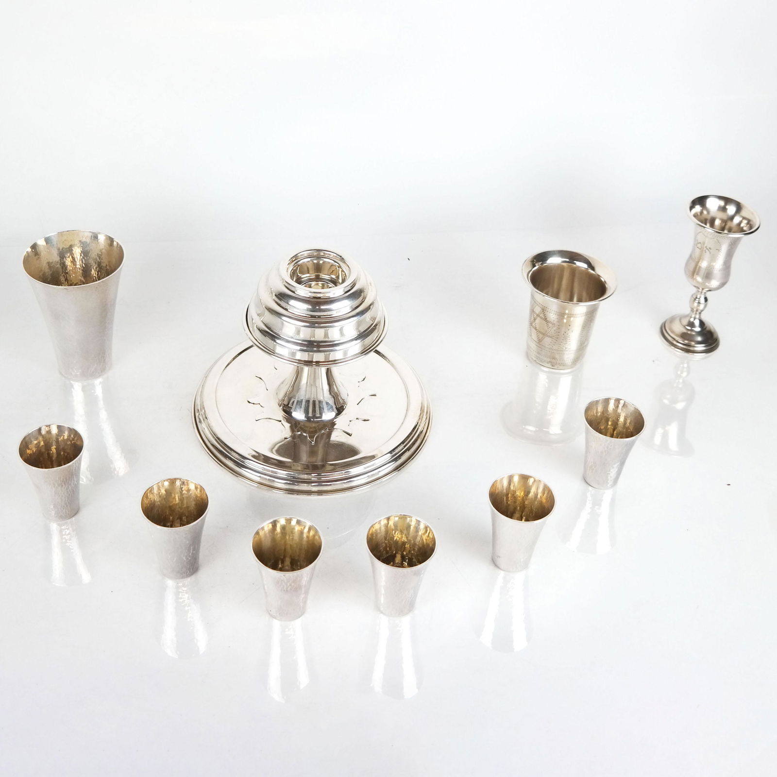 Judaica Group of Silver Cups (1 of 10)