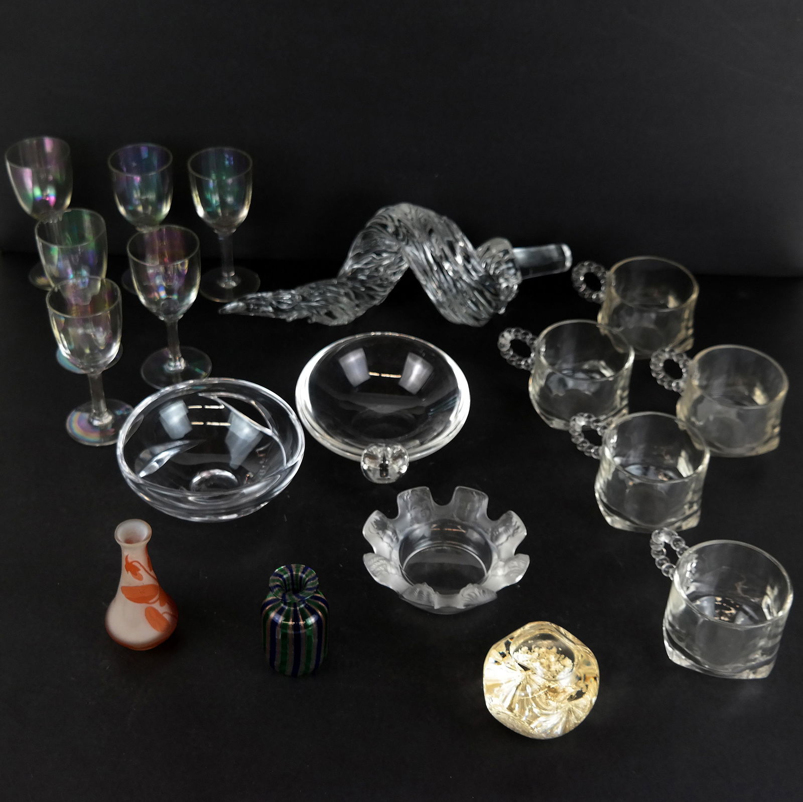 Assembled Group of 17 Glass Tabletop Articles (1 of 13)