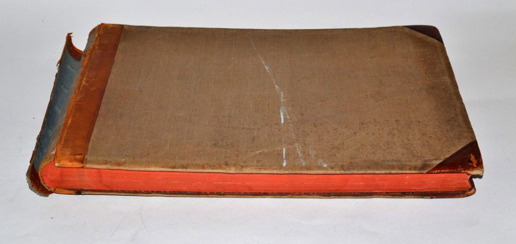 1857 German Book, Art & Architecture of Vienna: German text "Das Malerische, Monumental Hi Storische und Artistische Venedig..." by Franz Zanotto, Venice, 1857. Features 60 color plates, marbleized end pages, and leather spine (detached). Some foxi