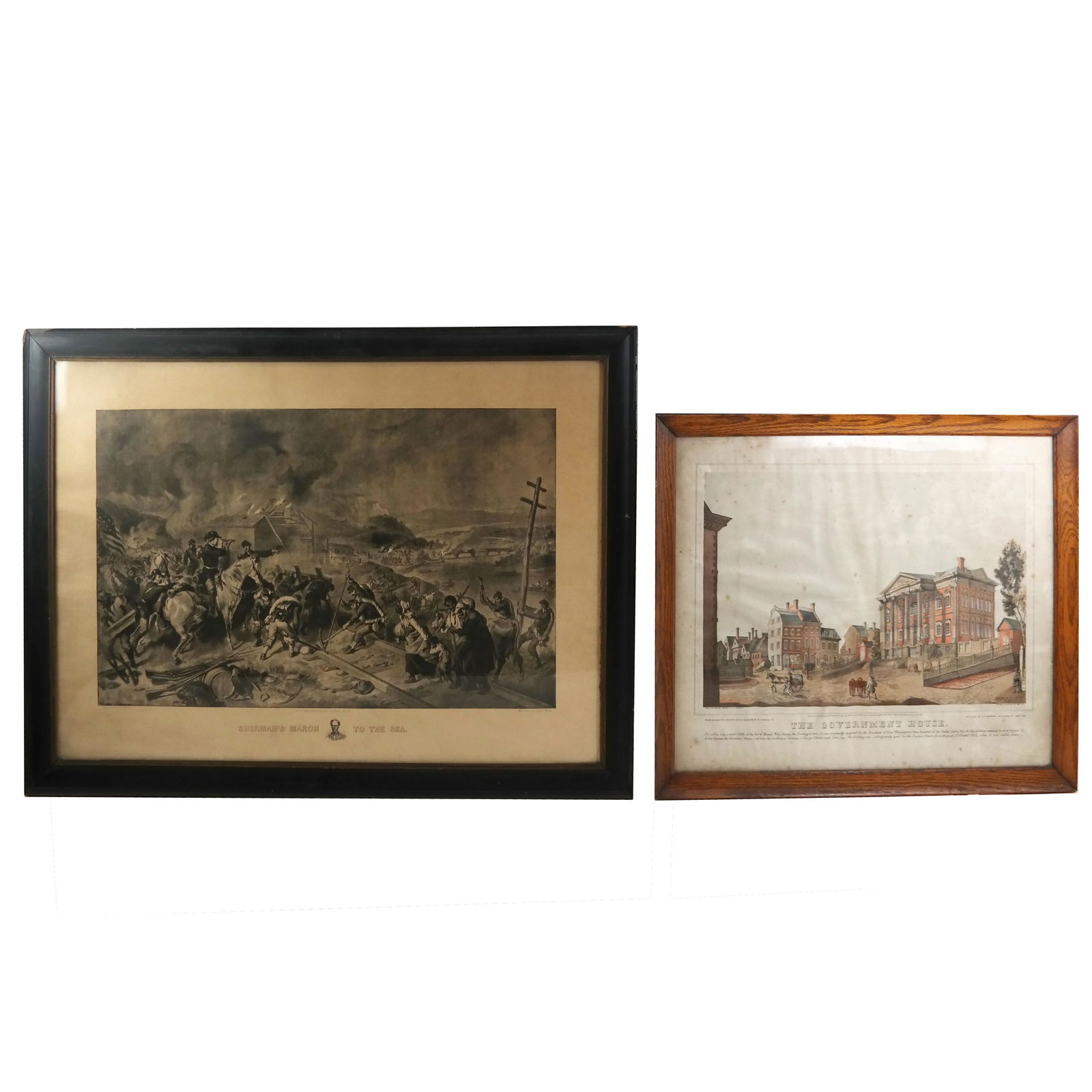 Two Large American Restrike Prints (1 of 16)