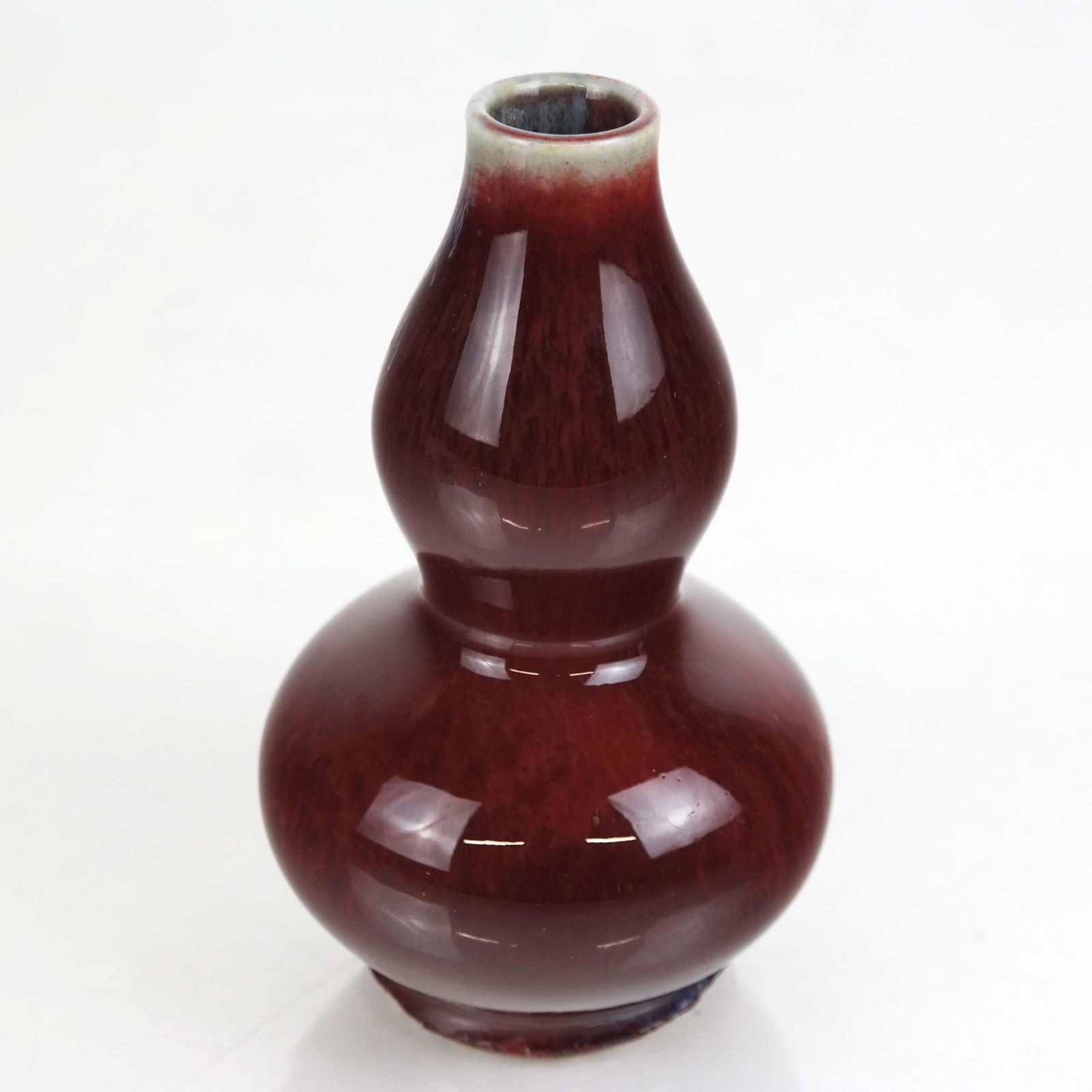 Oxblood Glazed Gourd Vase (1 of 10)