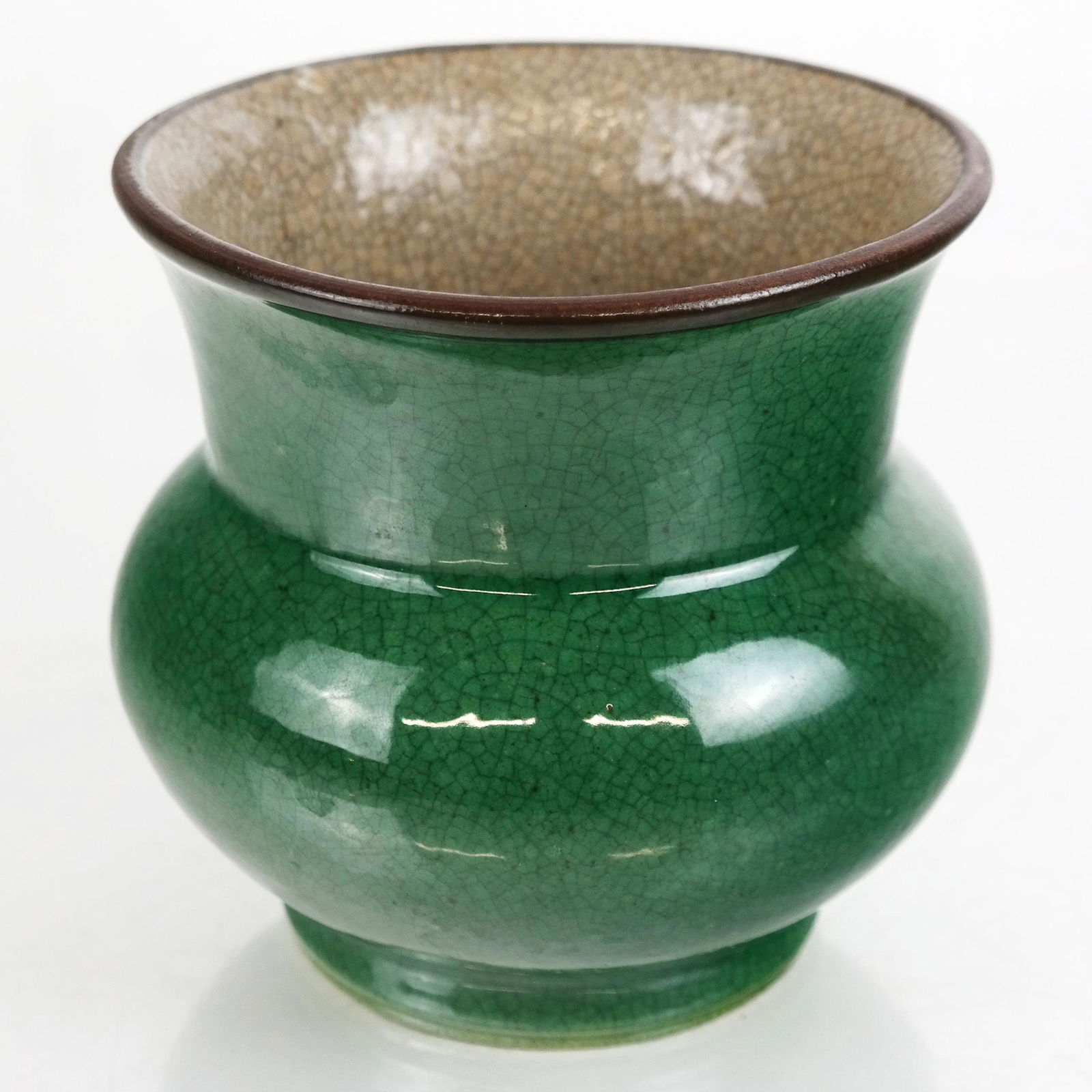 Chinese Green Glazed Small Vase (1 of 10)