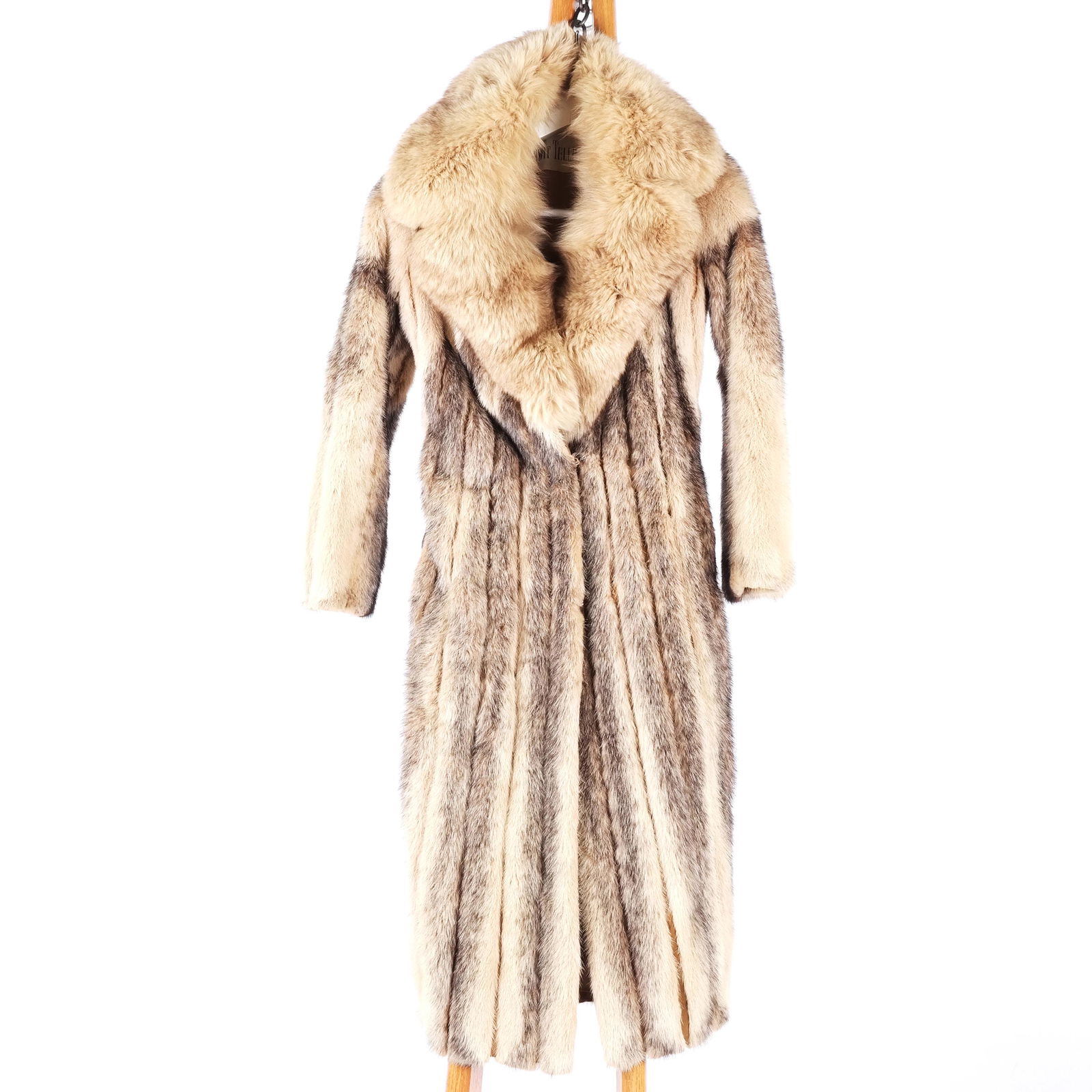 Fitch Fur Coat with Fox Fur Collar (1 of 6)