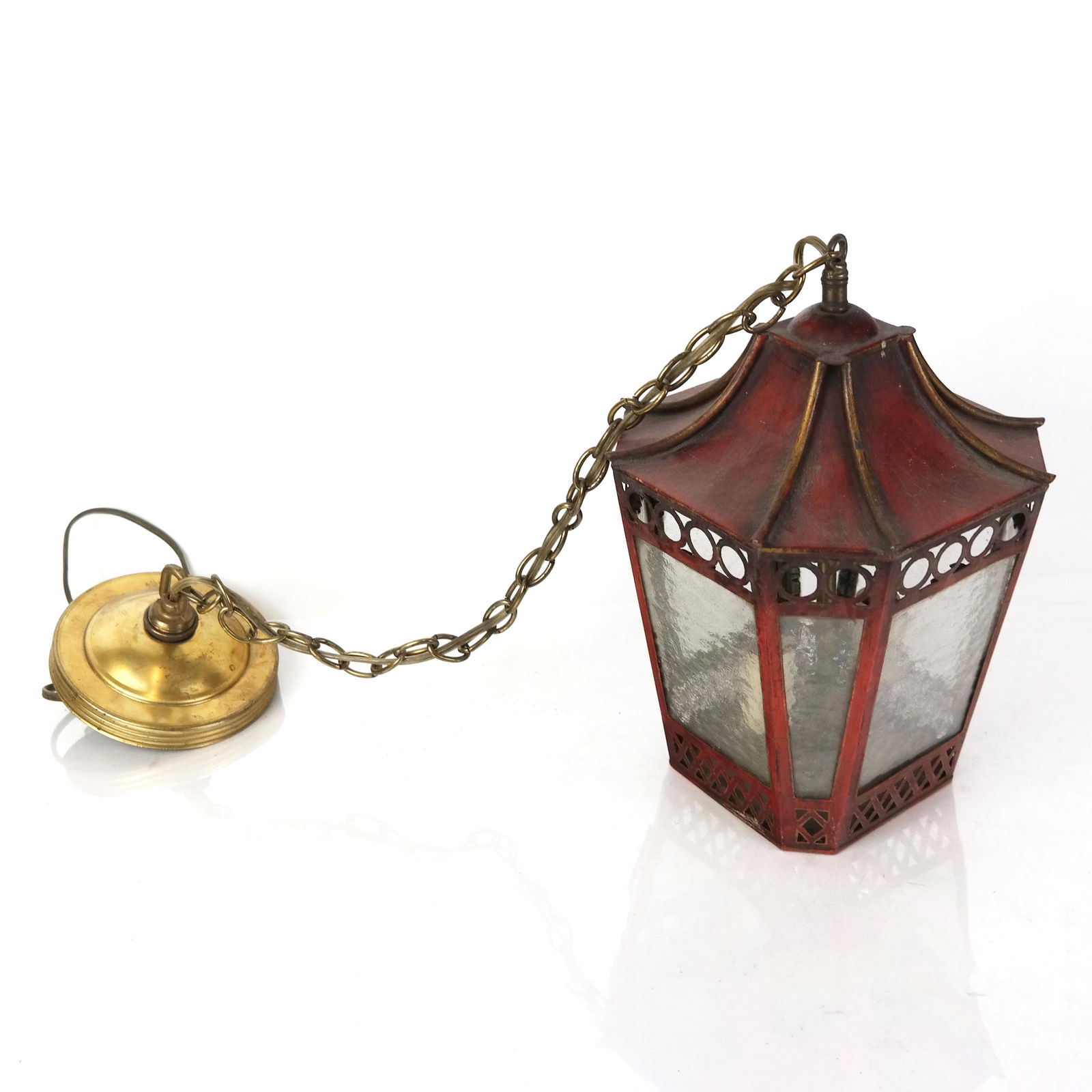 Chinoiserie Tole Hall Lantern (1 of 8)
