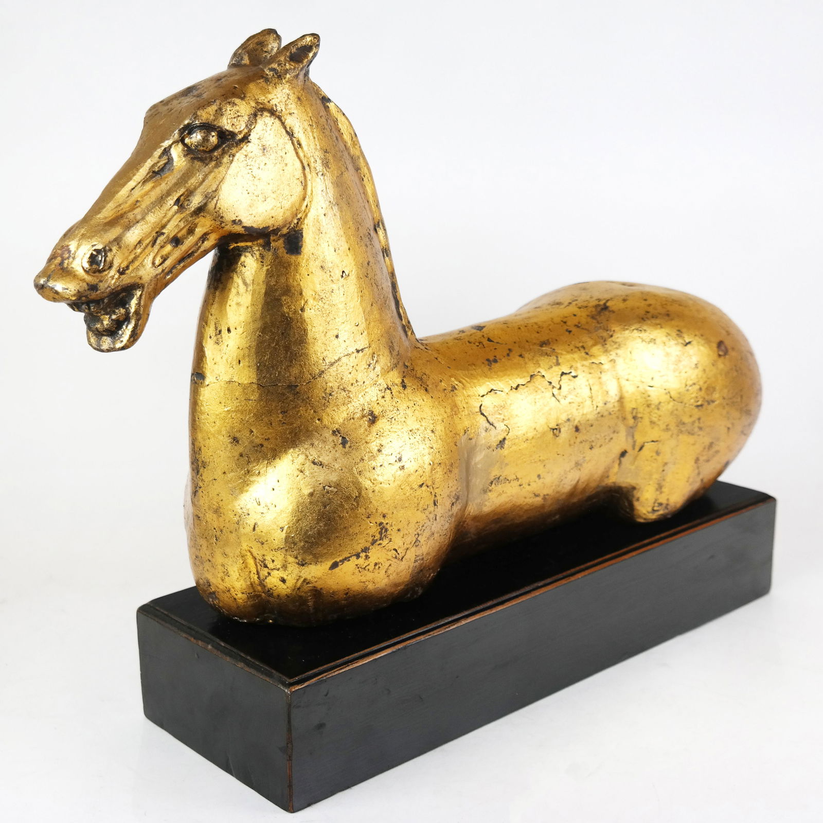 Chinese Gilt Bronze Model of a Horse (1 of 7)