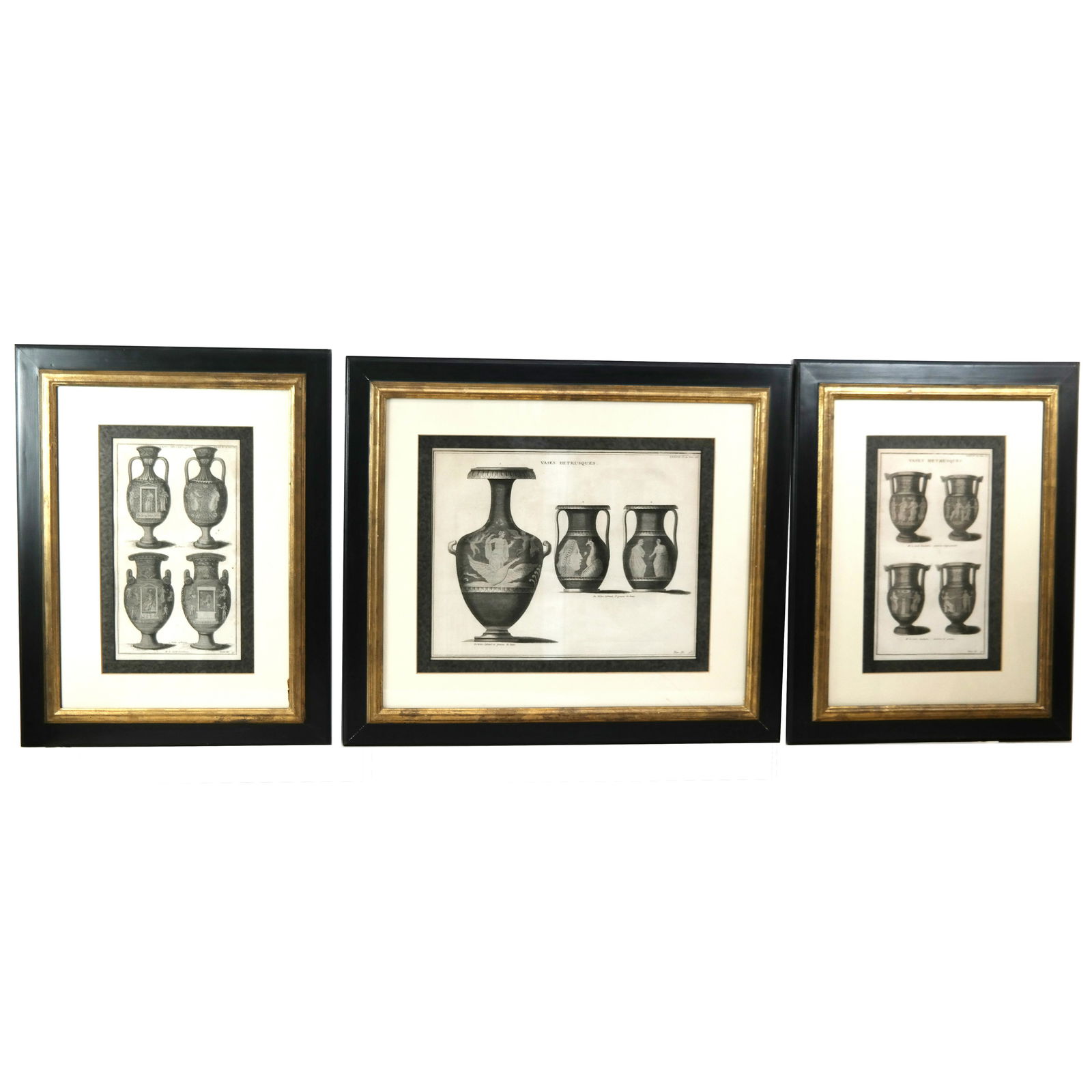 Three Framed Prints of Etruscan Vases (1 of 17)