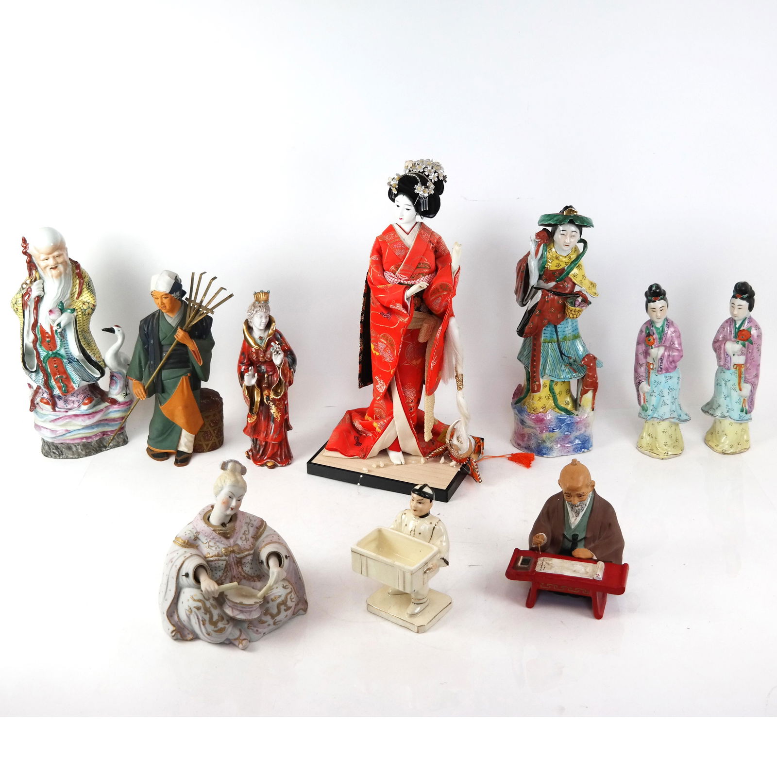 Group of 10 Asian Decorative Figures (1 of 11)