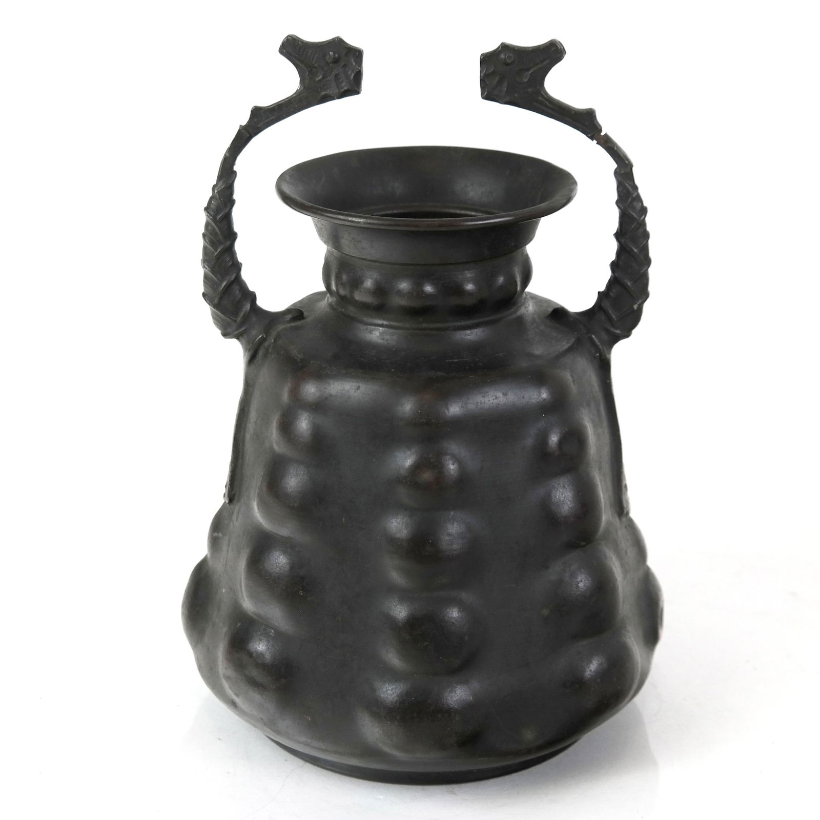 Archaic-Form Bronze Patinated Vase (1 of 7)