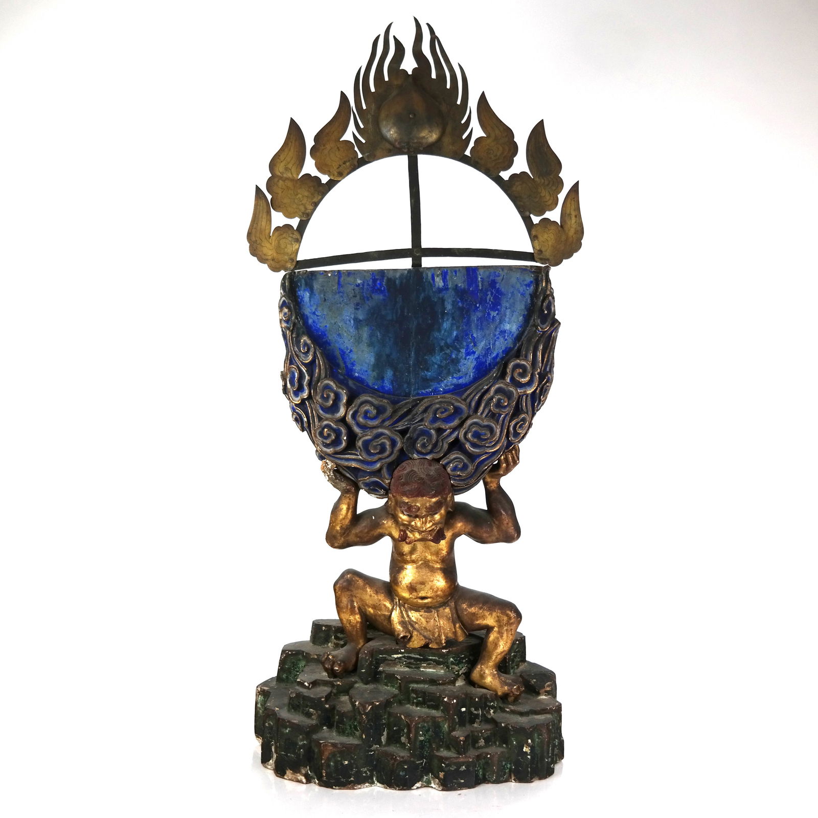 Large Asian Wood Sculpture (1 of 13)