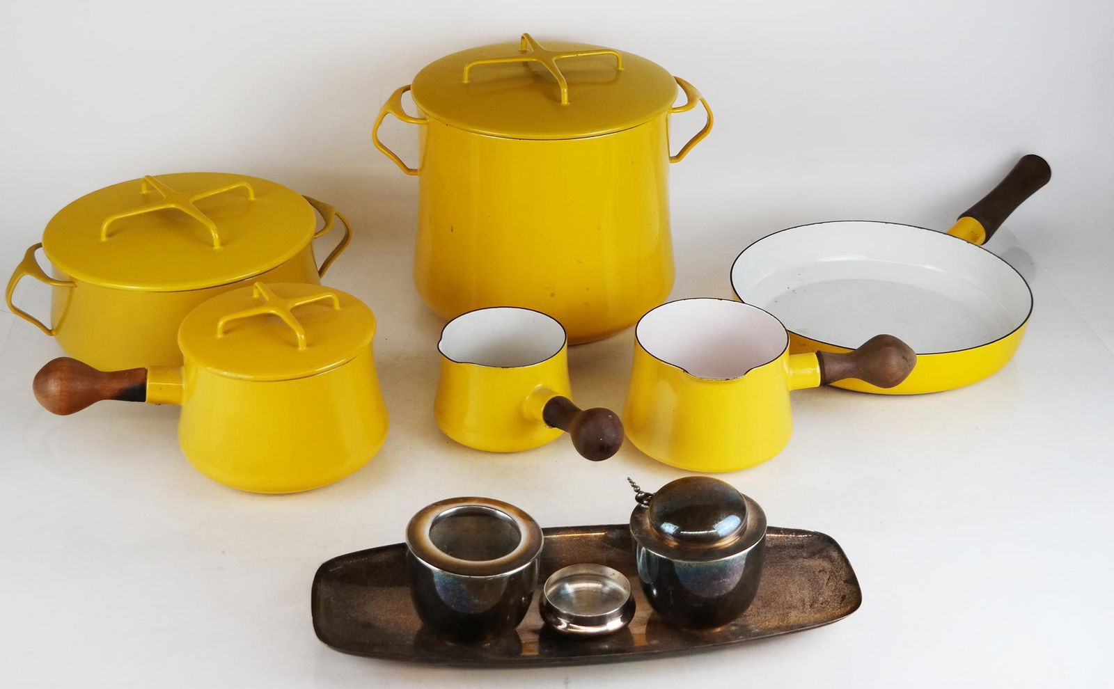 Dansk "Kobenstyle" Cookware with S/P Jars on Tray (1 of 11)