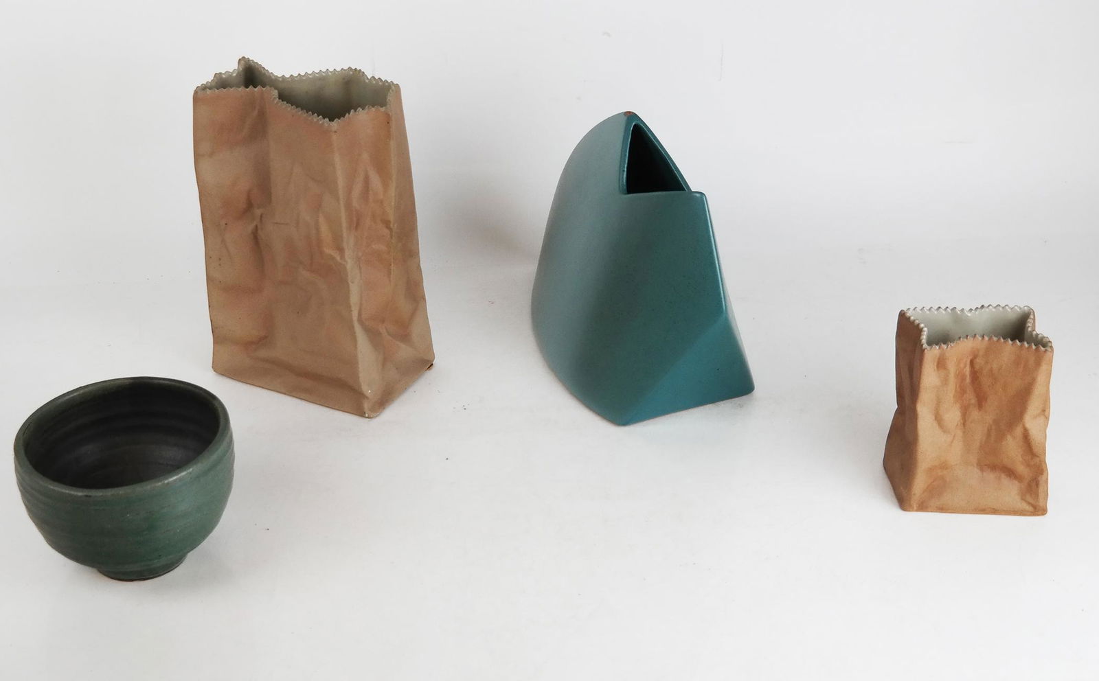Group of Modern Pottery Vessels (4 Pcs.) (1 of 9)