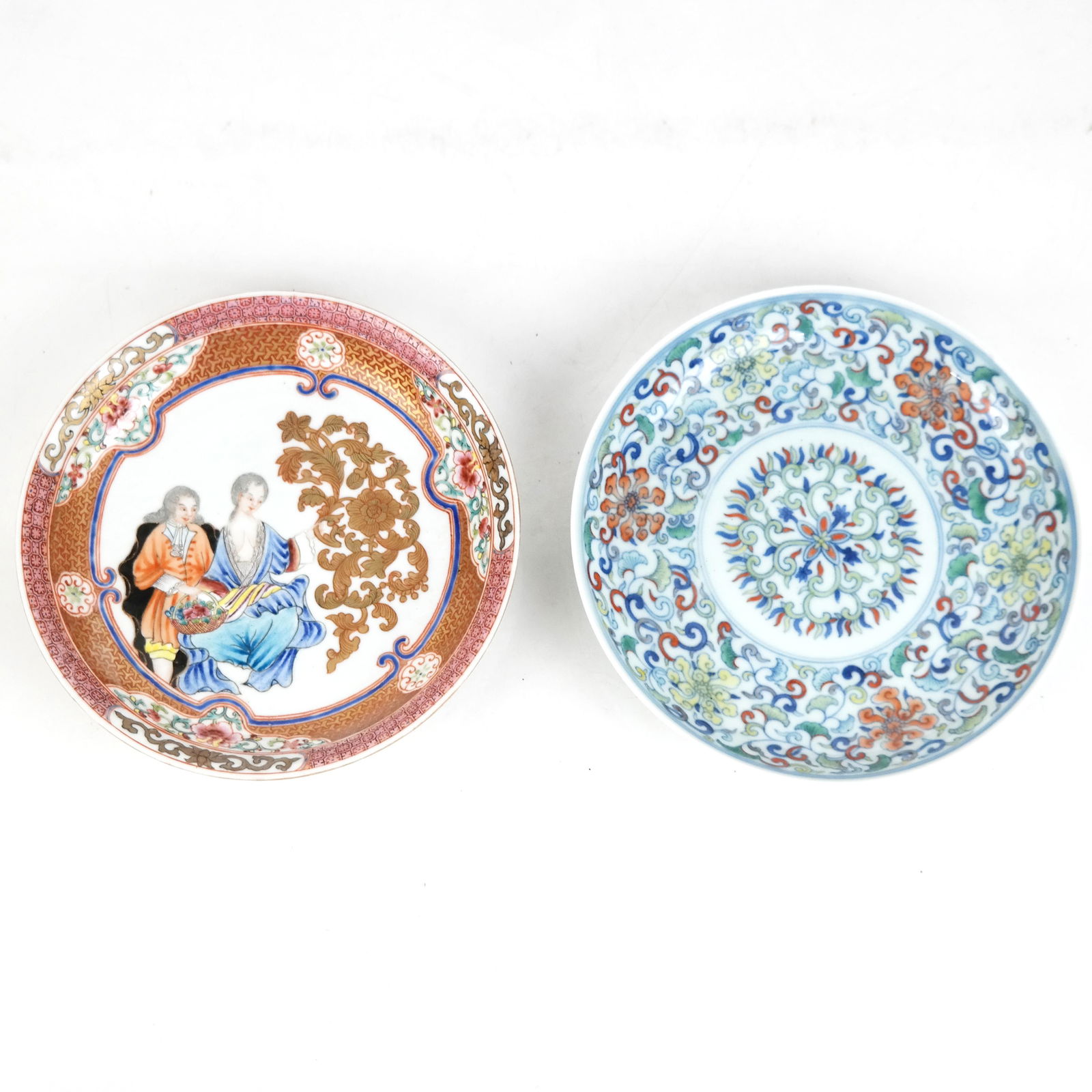 Two Chinese Export Porcelain Dishes (1 of 17)