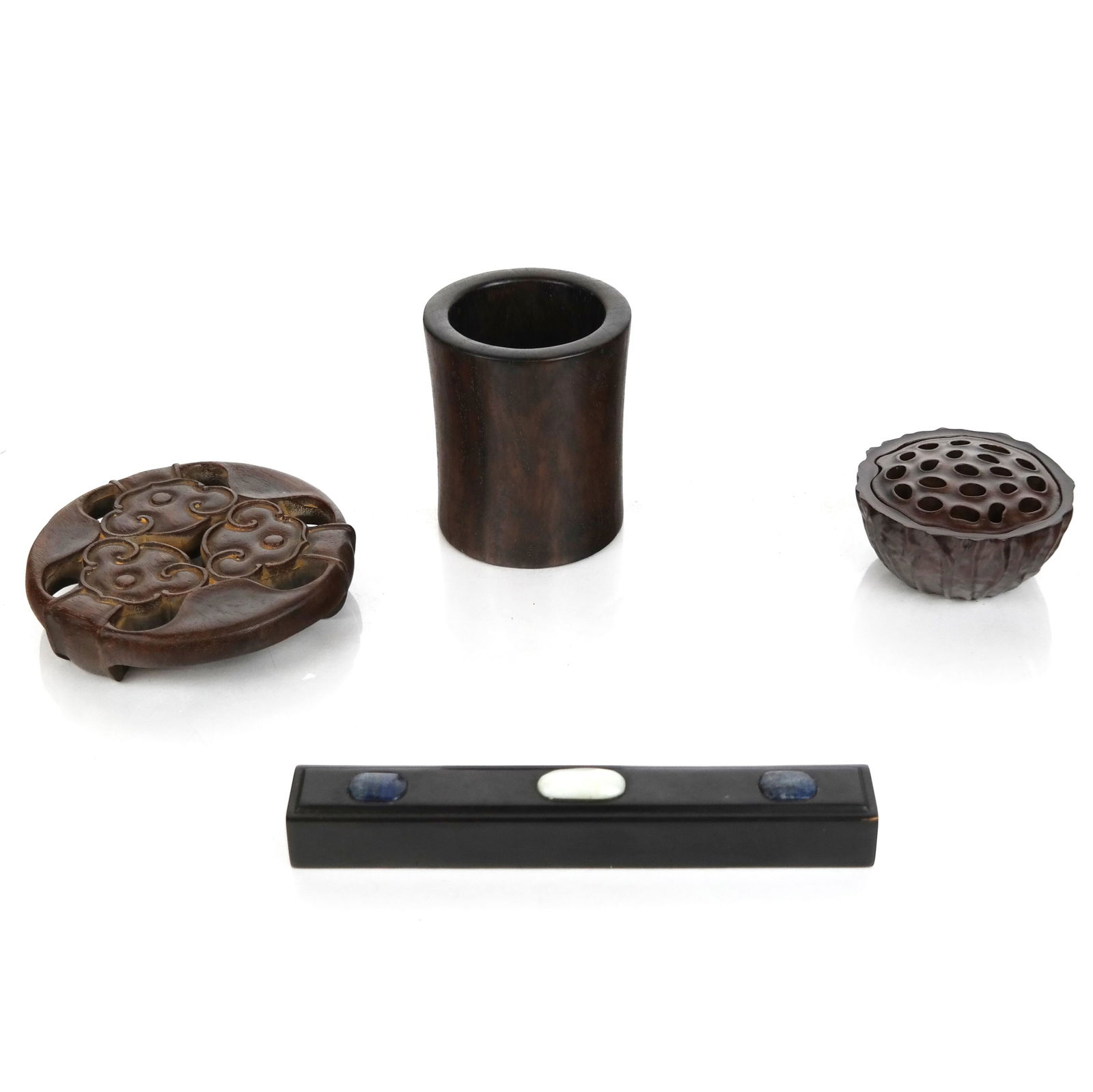 Chinese Group of Four Wood Articles (1 of 10)