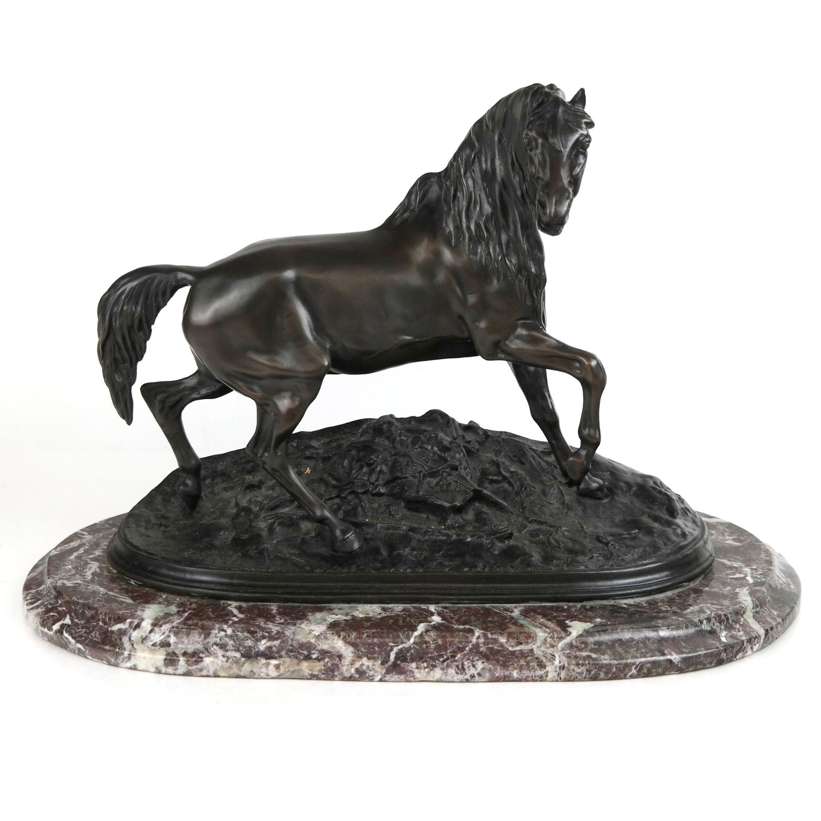 After P.J. MENE: Bronze Model of a Stallion (1 of 8)