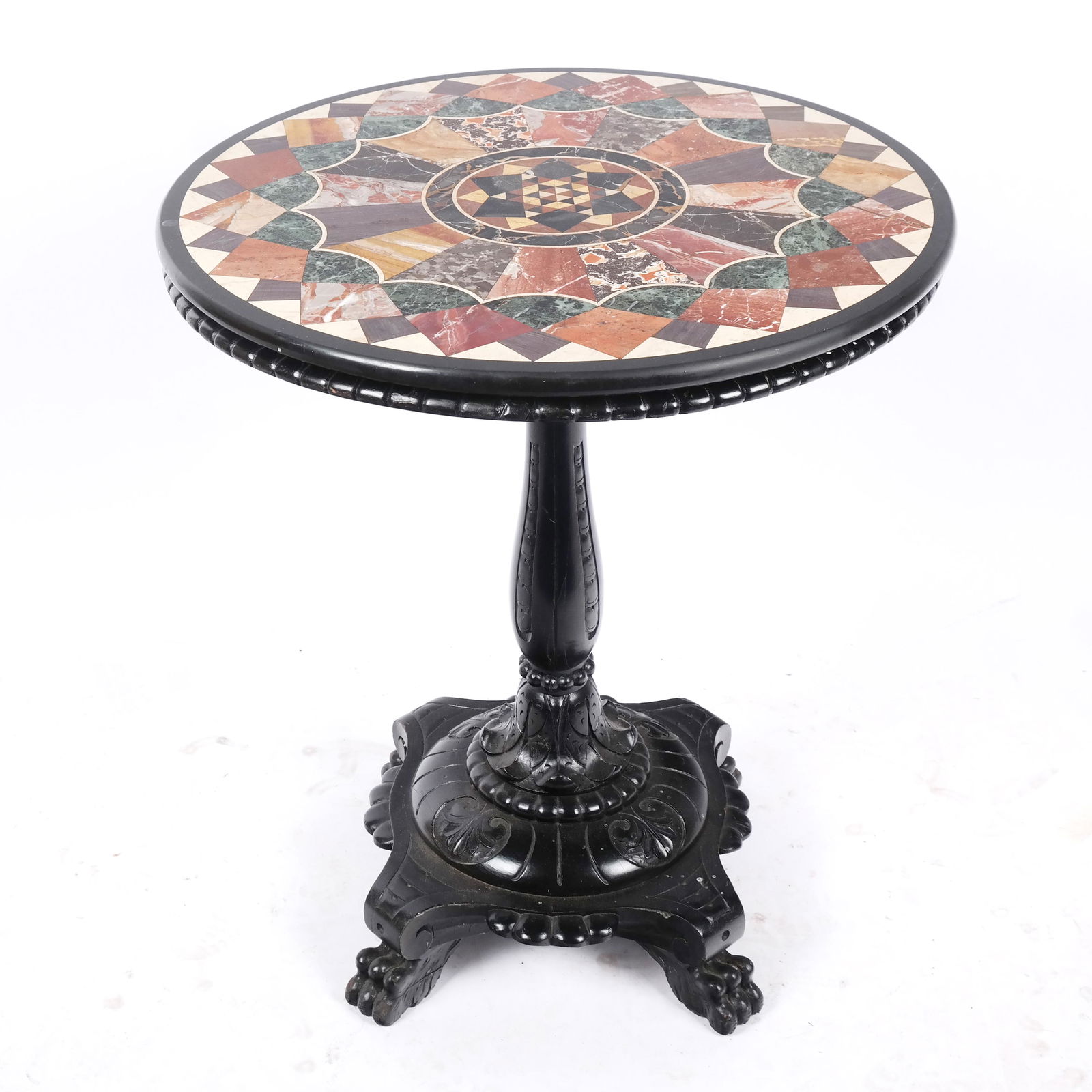 Italian Specimen Marble Side Table (1 of 7)