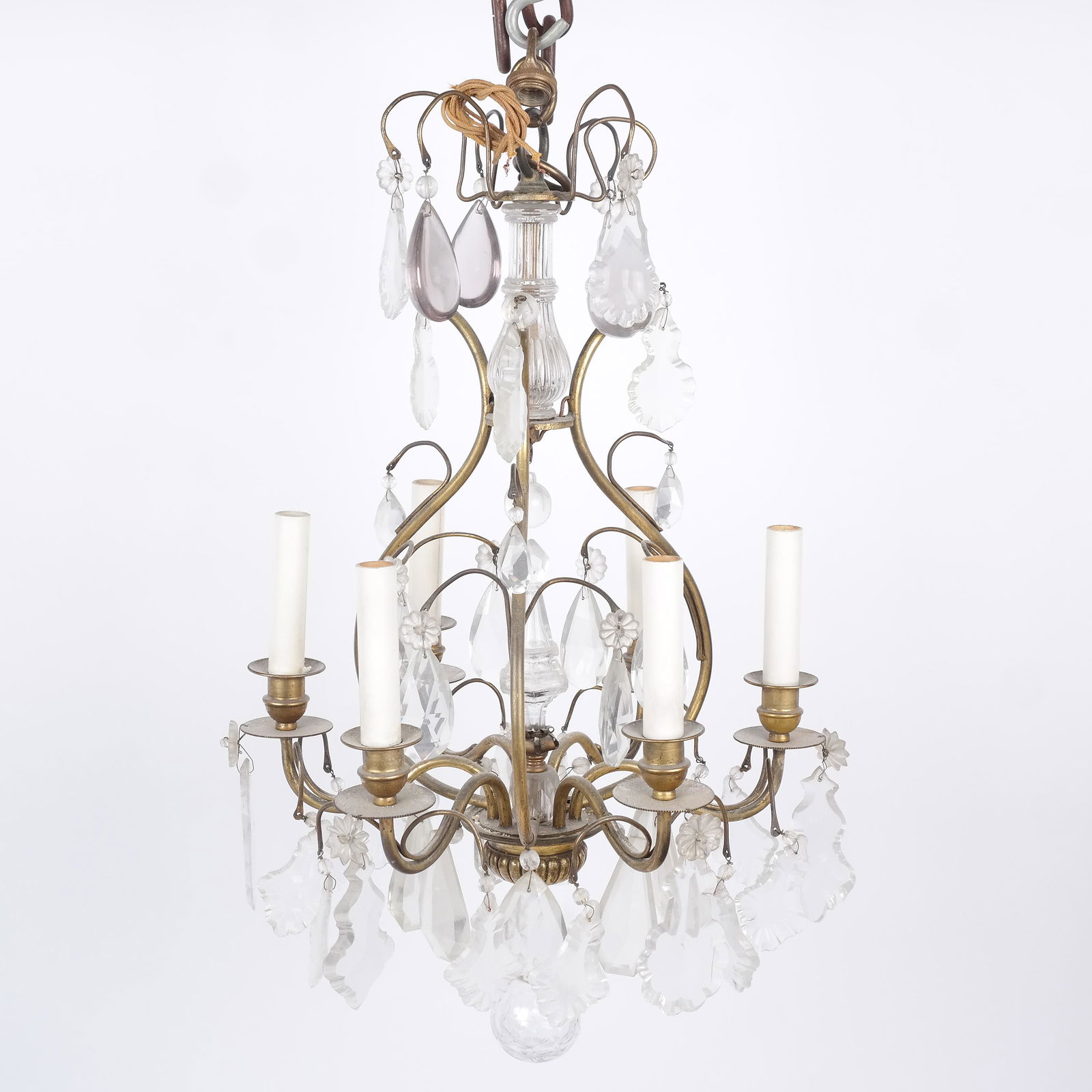 Small Louis XV-Style Six-Light Chandelier (1 of 11)