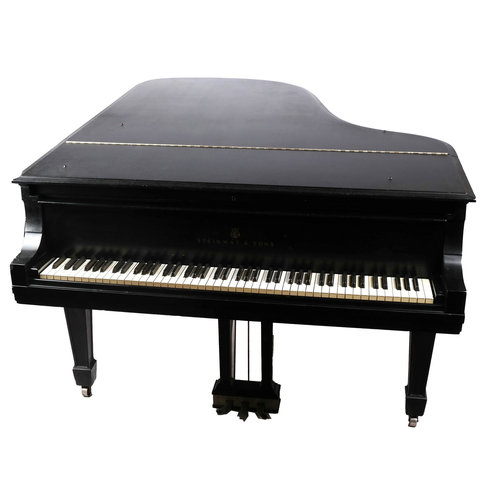 1923 Steinway Black Lacquer Model B Piano (1 of 10)