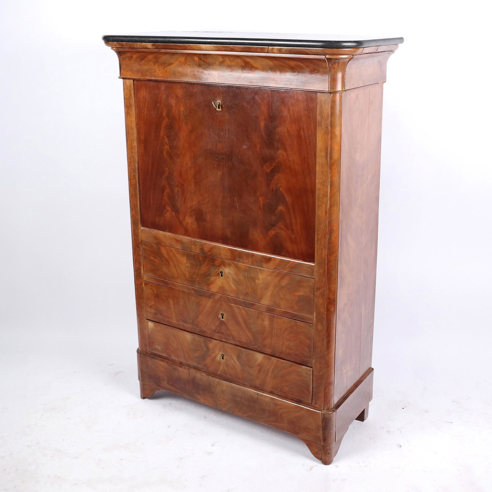 French Empire Mahogany Secretaire a Abattant (1 of 13)