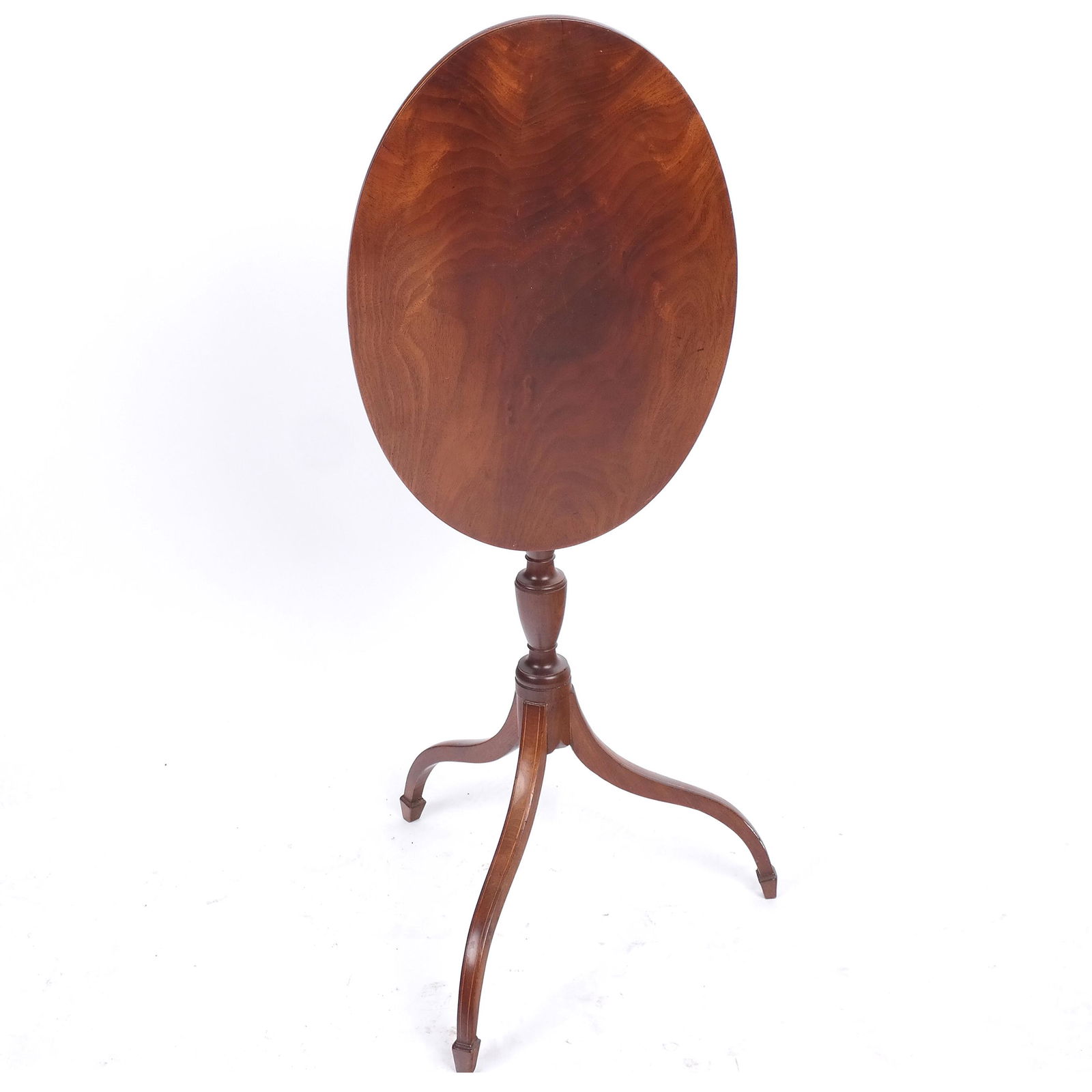 American Mahogany Tilt Top Tea Table (1 of 7)