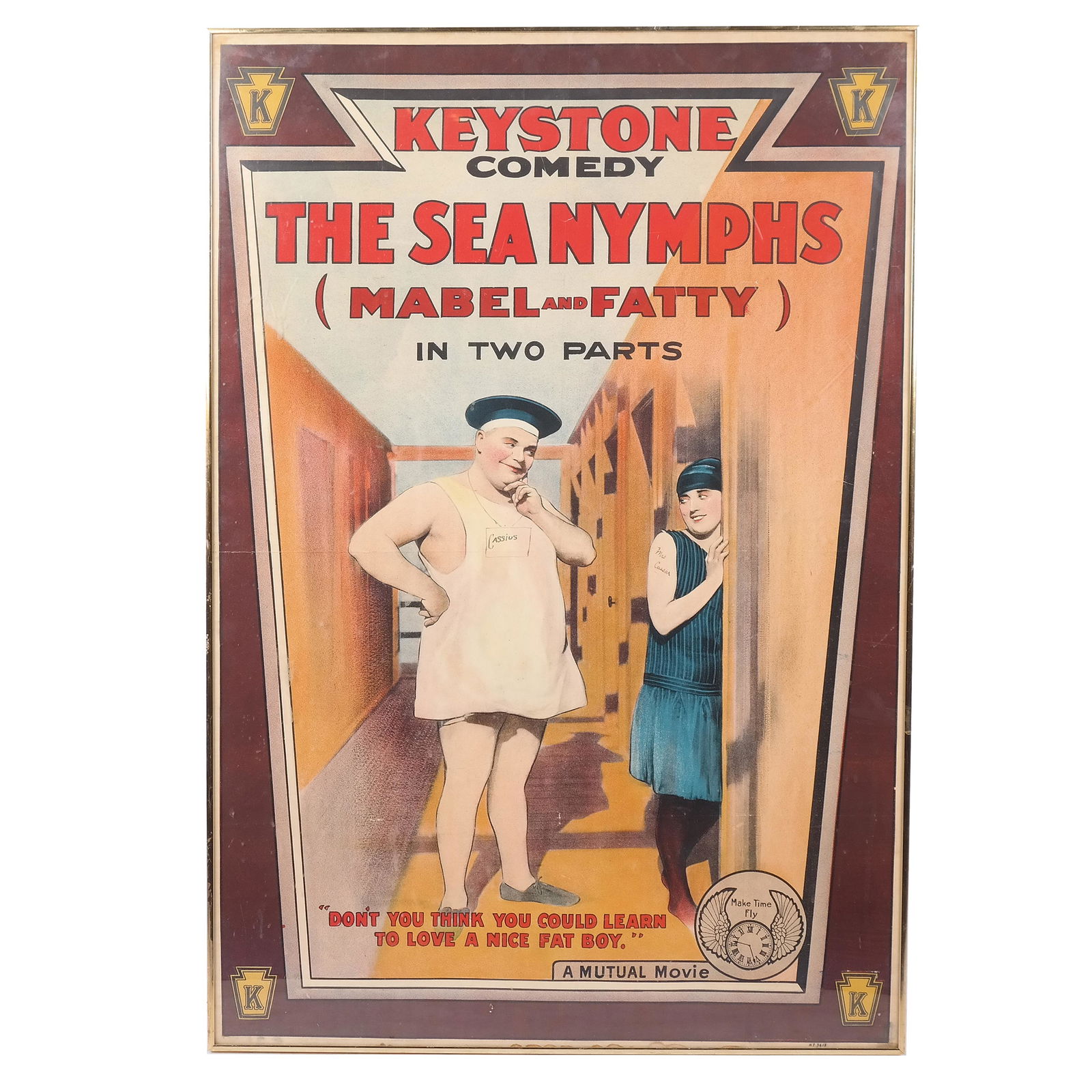 Vintage Poster: Keystone Comedy "The Sea Nymphs" (1 of 7)