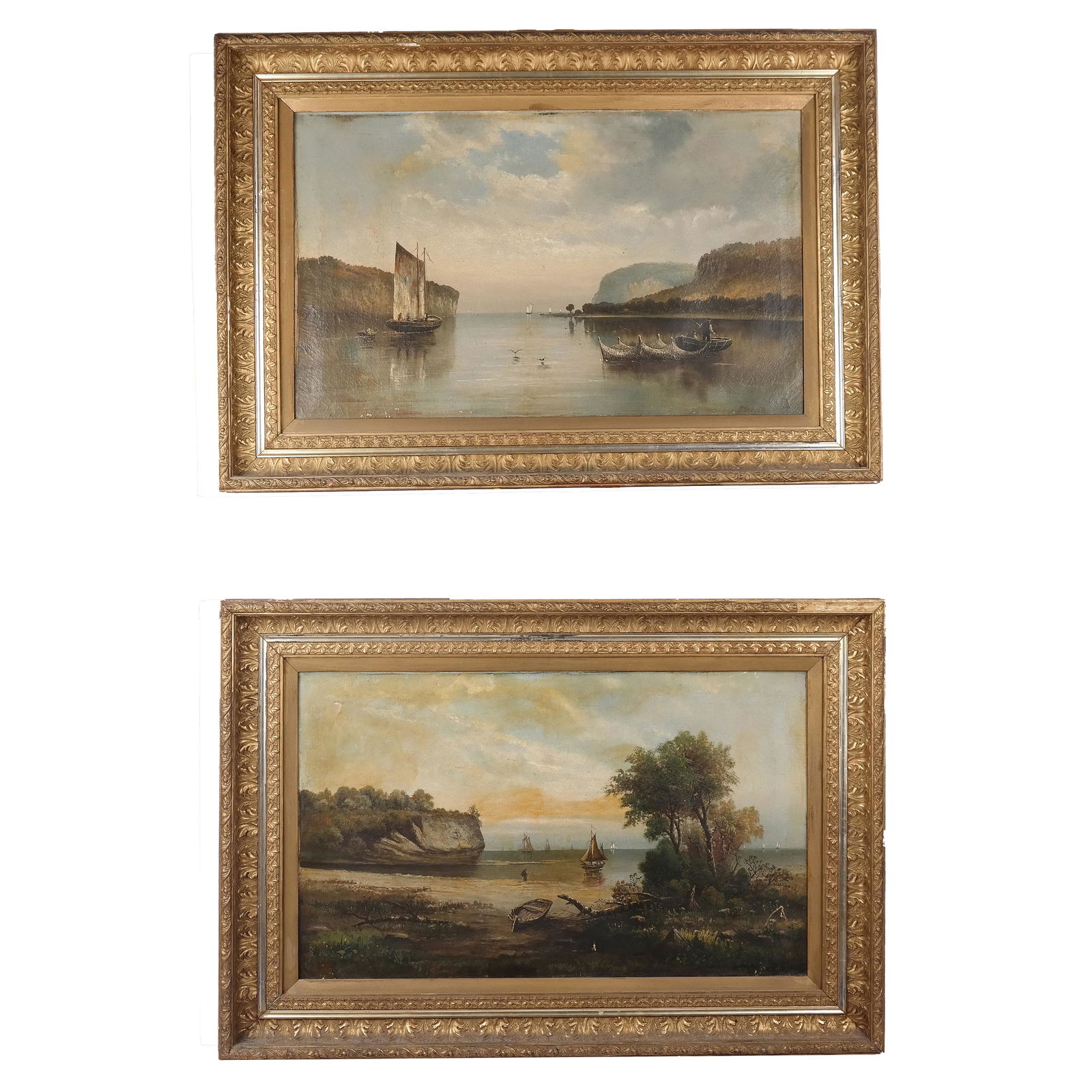 Pair of Unsigned European School - Oil on Canvas (1 of 17)