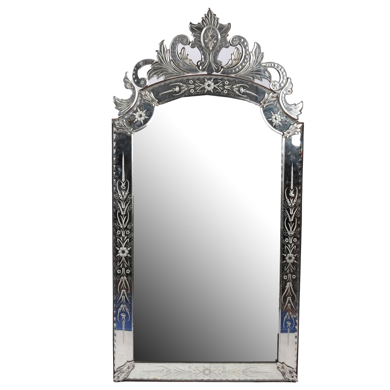 Palatial Venetian Etched Mirror (1 of 8)