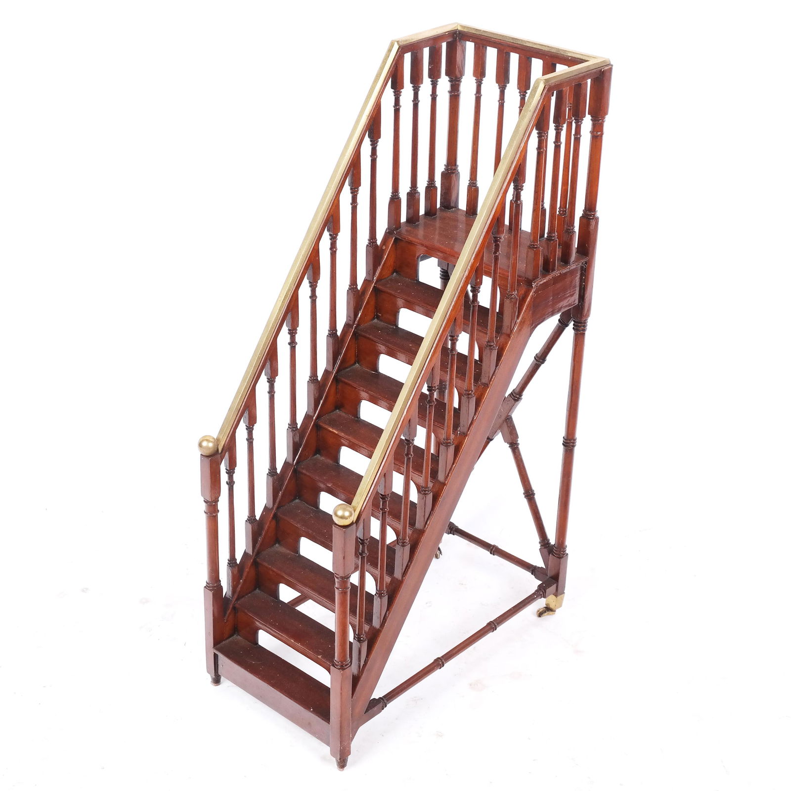 Mahogany Architectural Maquette of a Staircase (1 of 5)