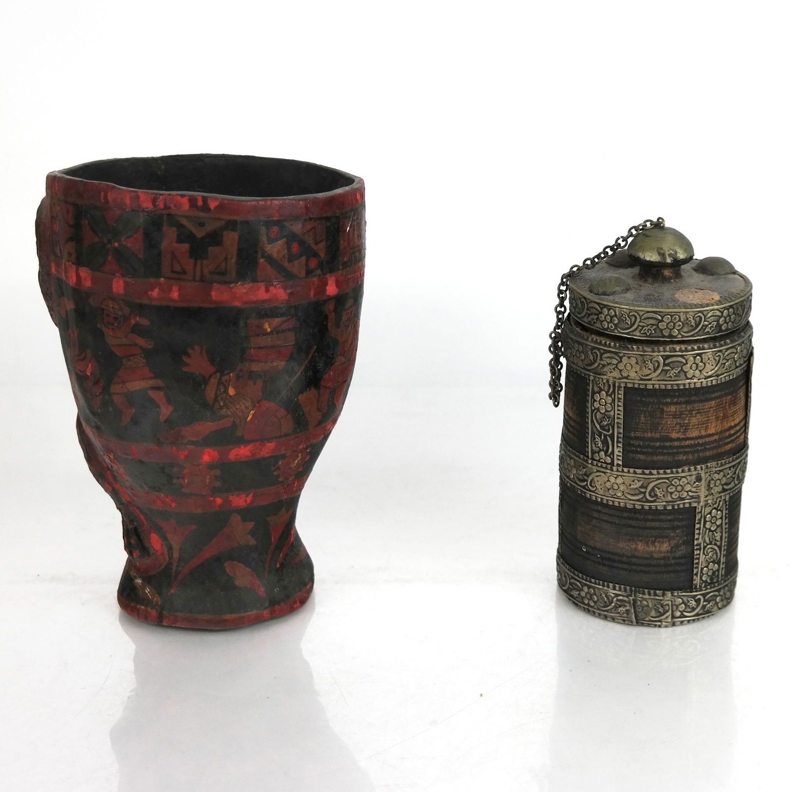 Two Wooden Ethnic Items (1 of 9)