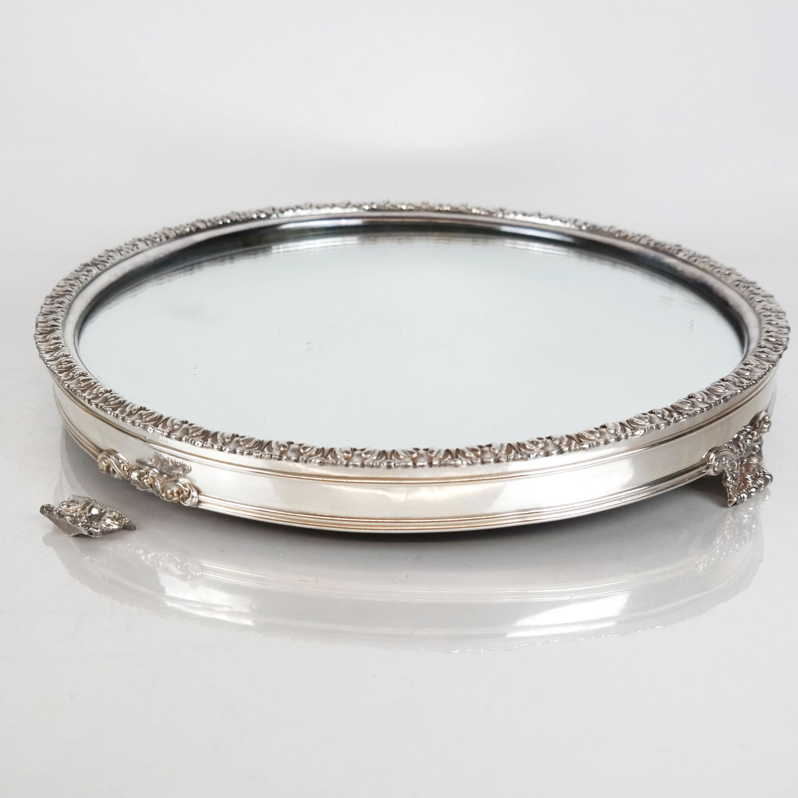 Silver Plate Mirrored Plateau (1 of 15)