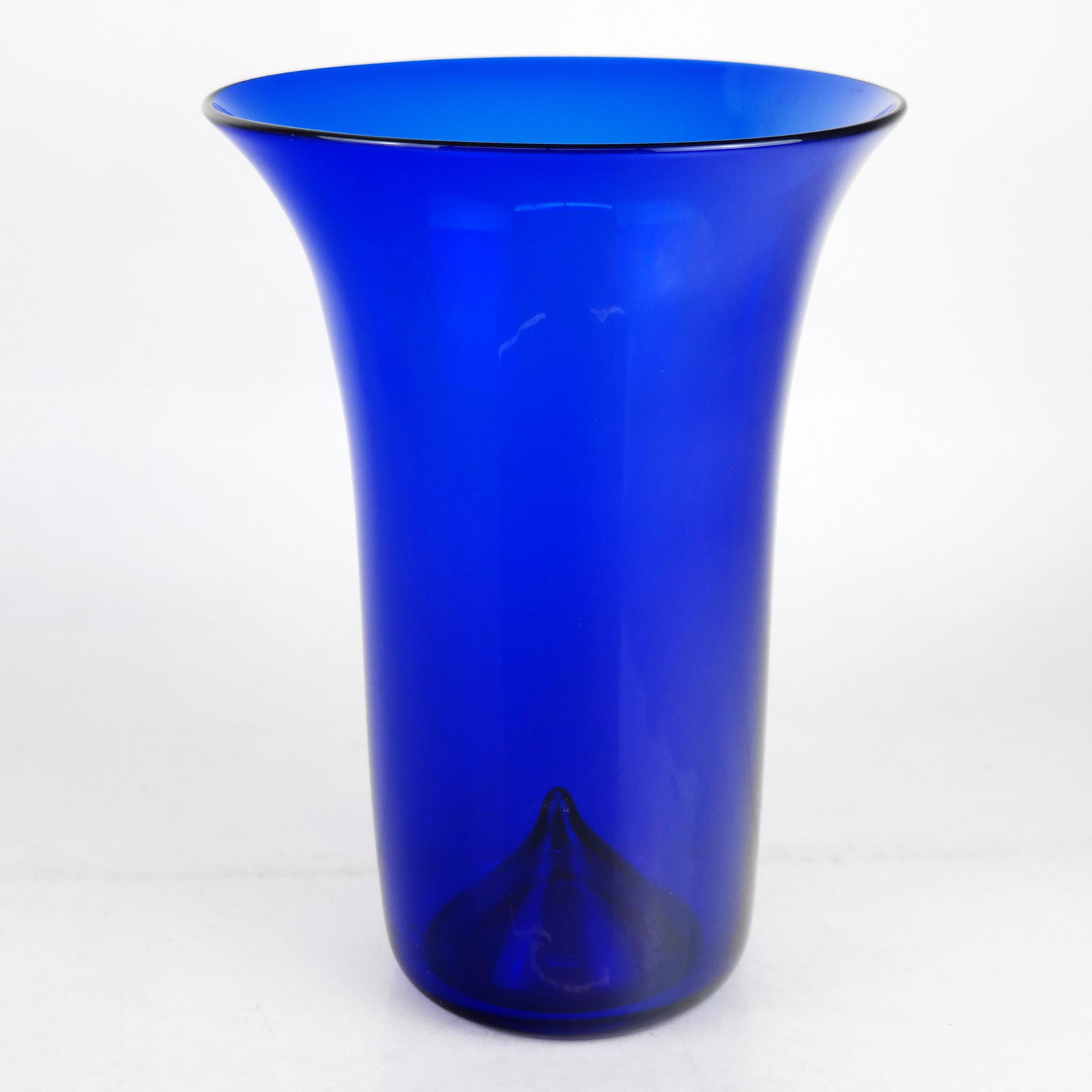 Elsa Peretti for Tiffany Blue Glass Vase (1 of 8)