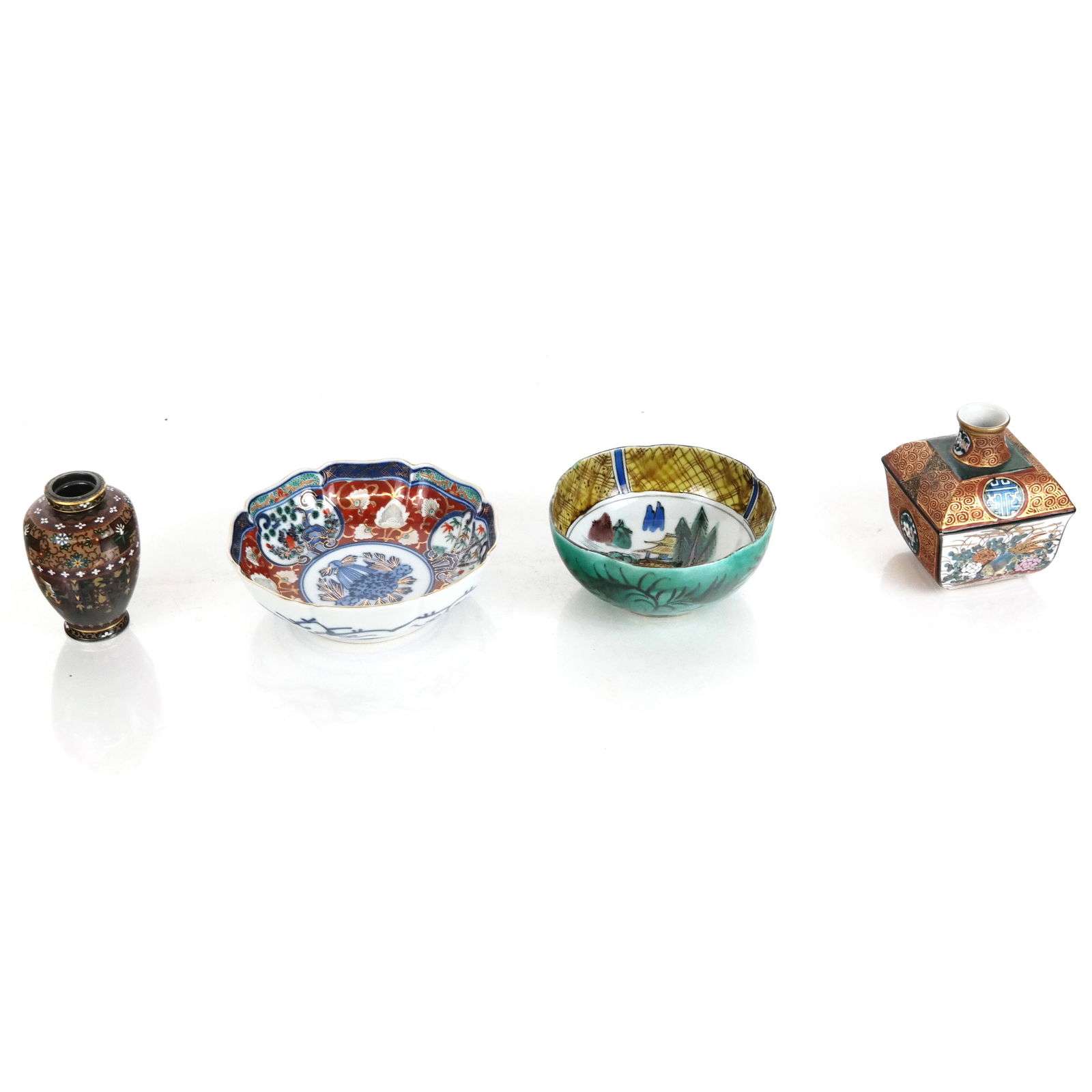 Four Asian Decorated Vessels (1 of 18)