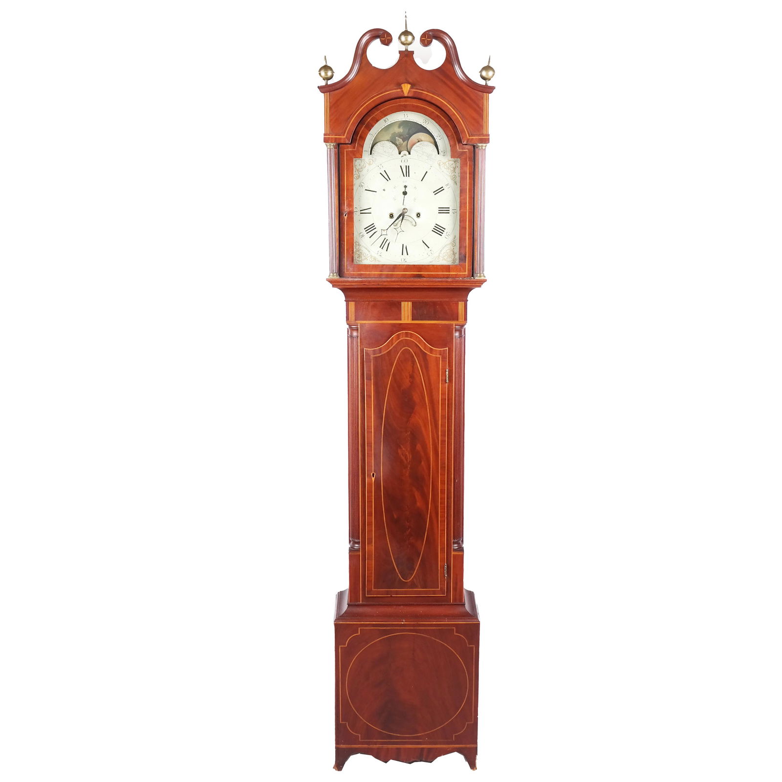 Antique American Tall Case Clock (1 of 13)