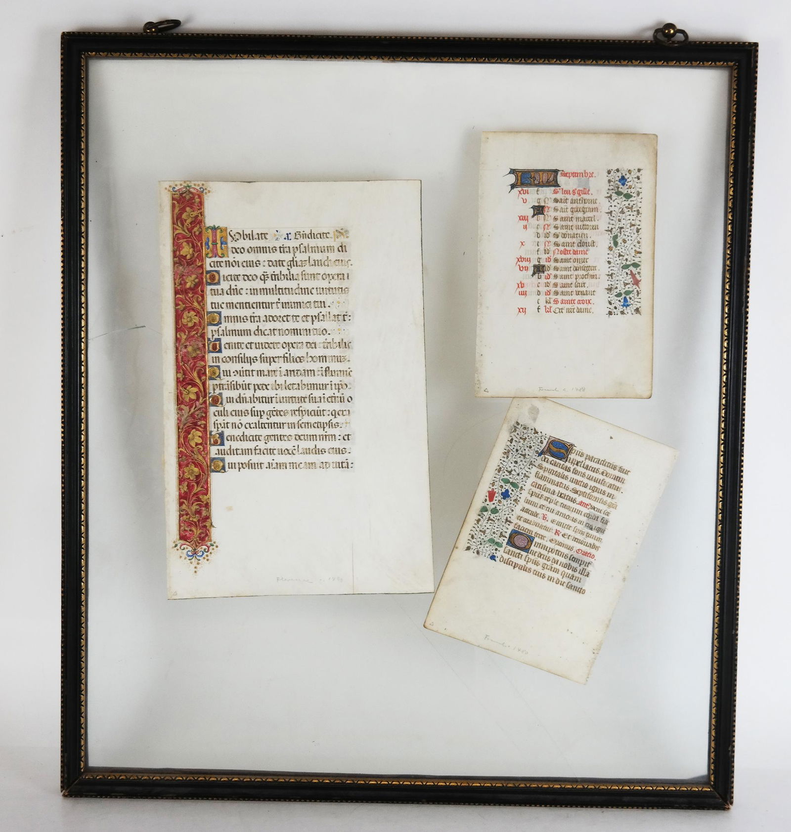 Three Illuminated Manuscript Leaves (1 of 13)
