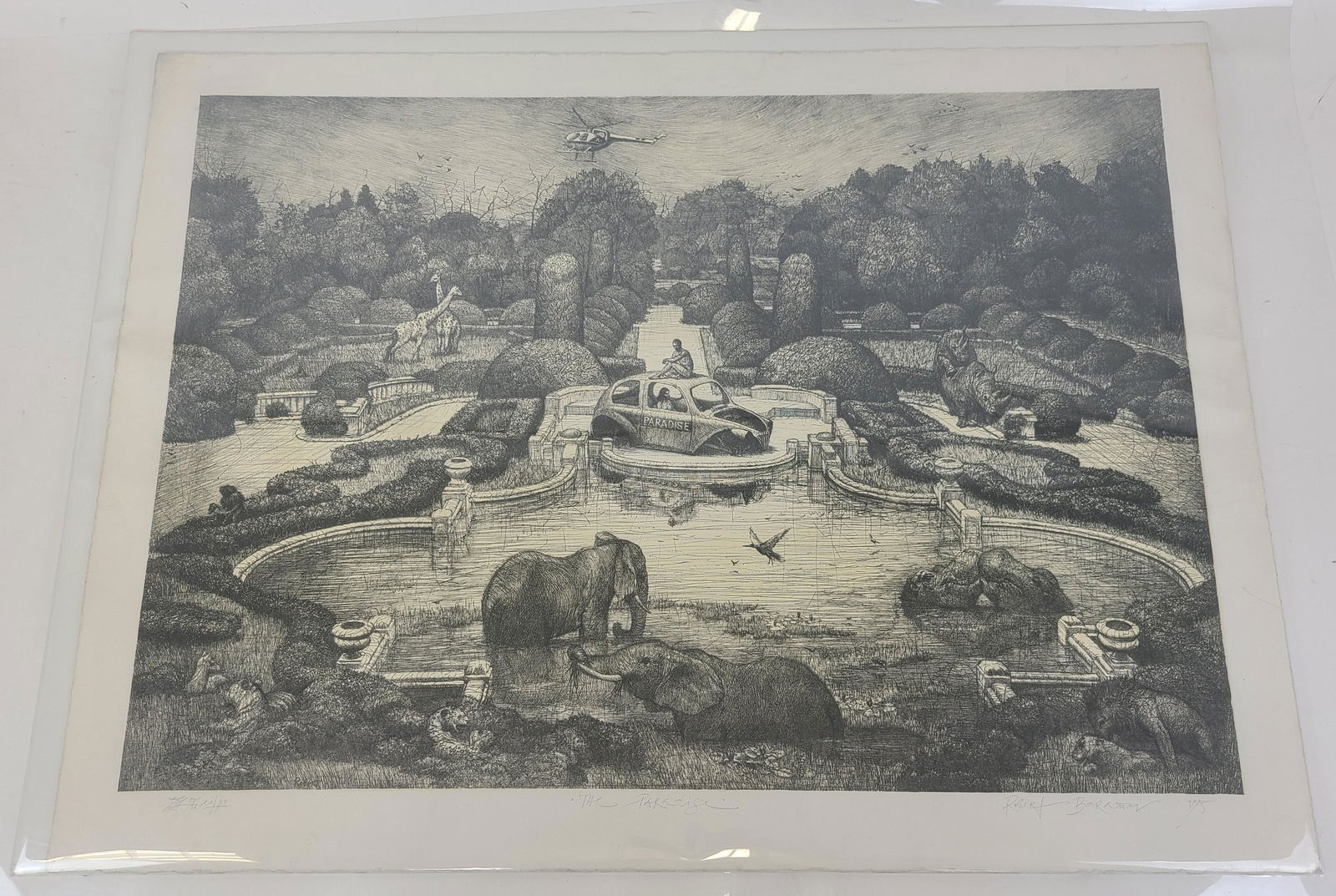 Robert BORAMER: The Paradise - Lithograph (1 of 16)