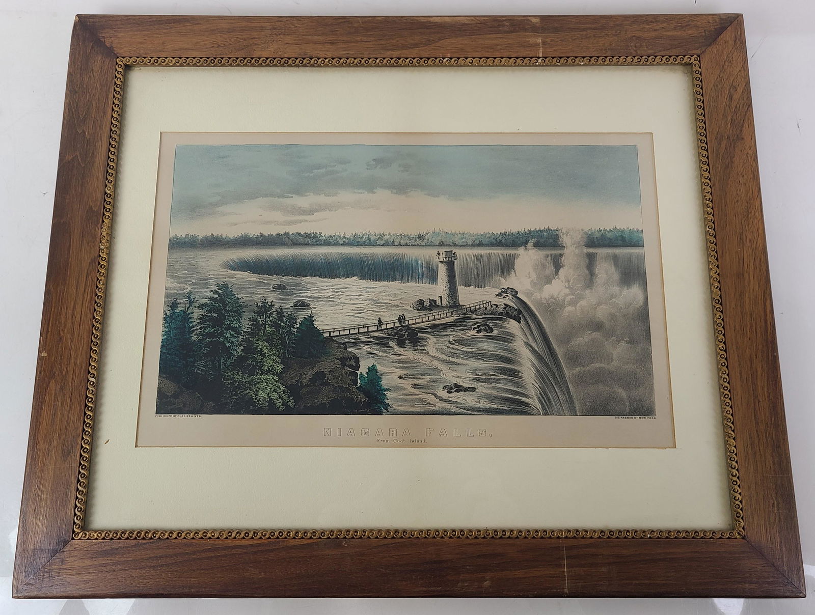 CURRIER & IVES: Niagara Falls - Lithograph (1 of 13)