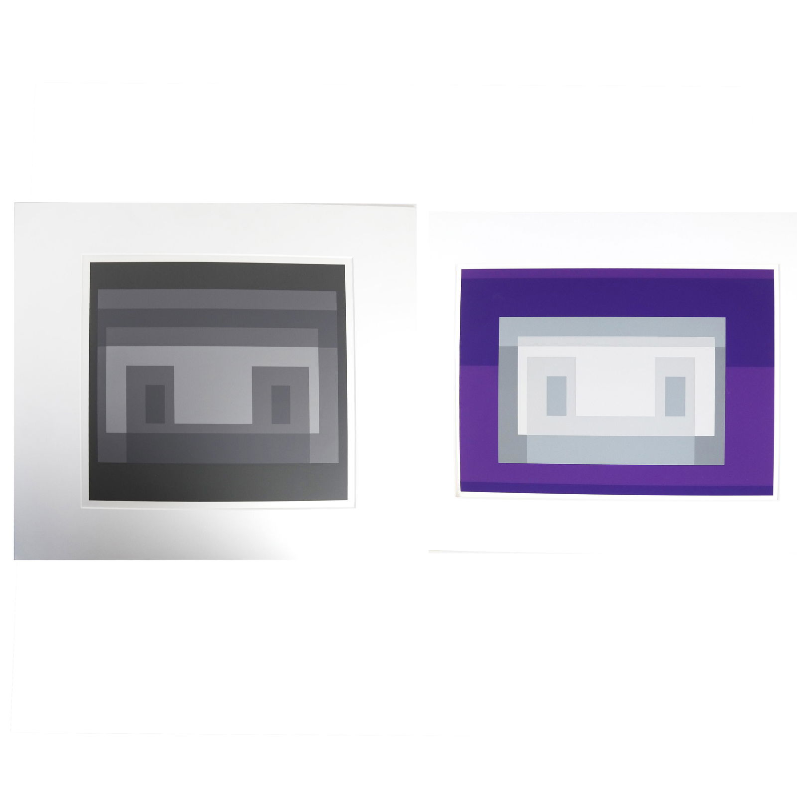 Josef ALBERS:  Formulation: Articulation - Two Screenprints (1 of 20)