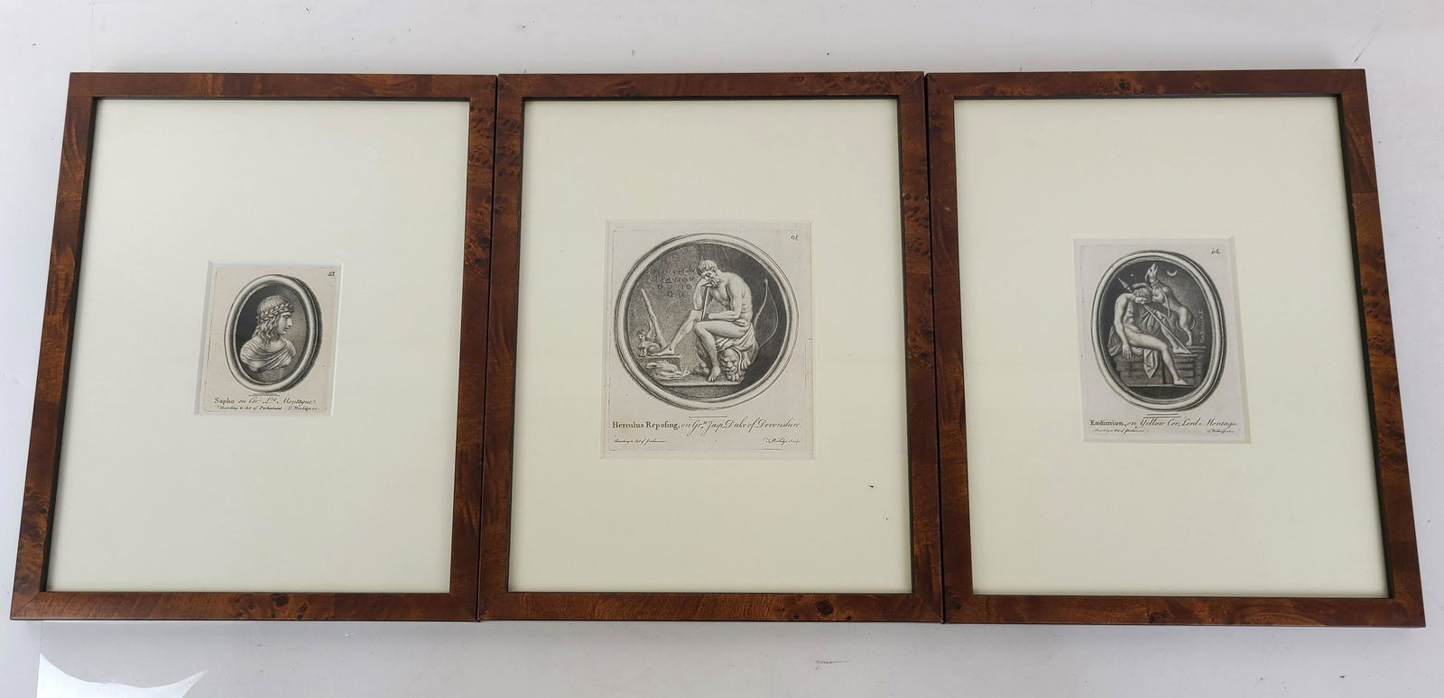 Thomas WORLIDGE:  Set of 3 Etchings (1 of 16)