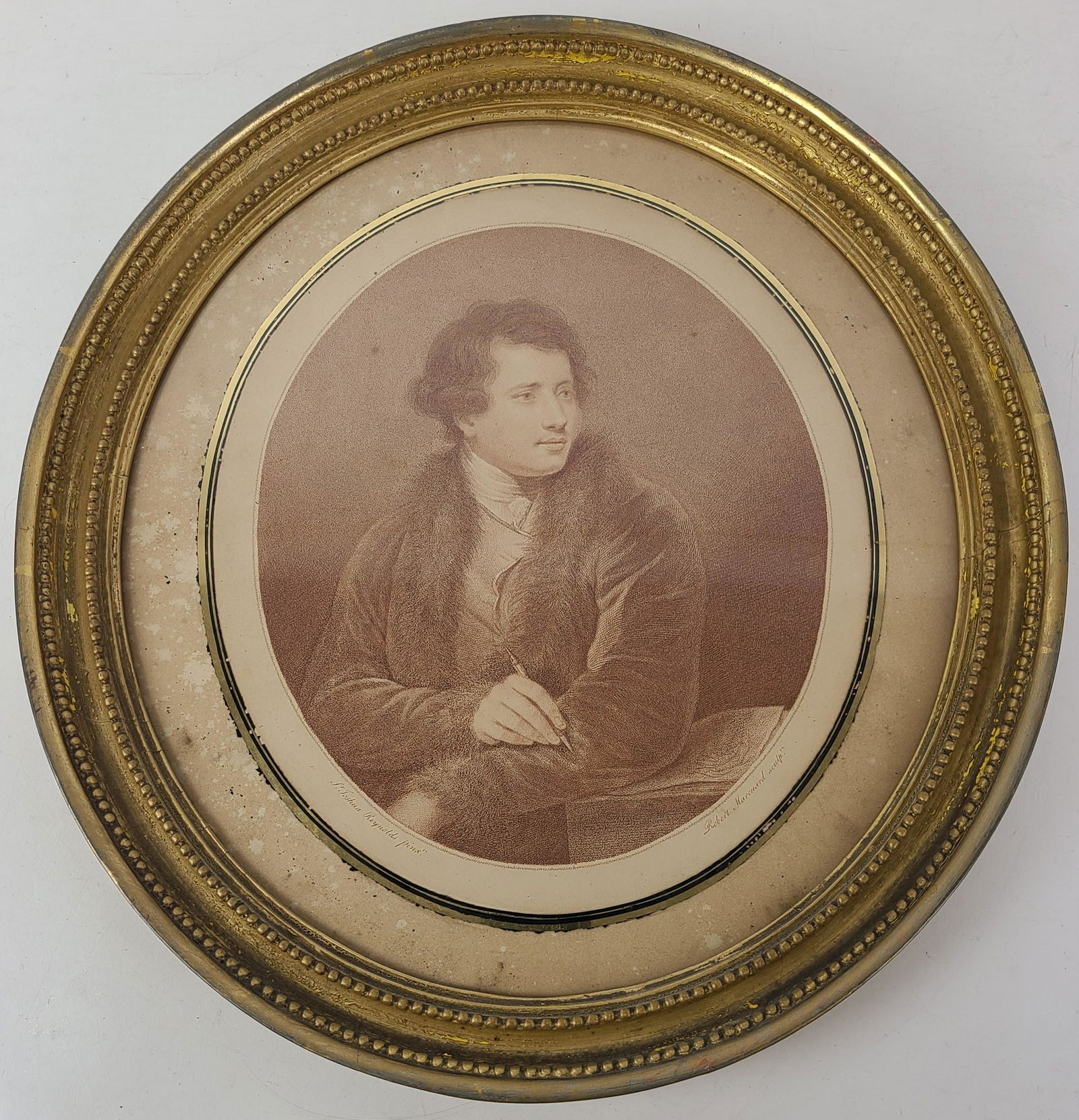 Francisco BARTOLOZZI:  Joshua Reynolds - Engraving (1 of 14)