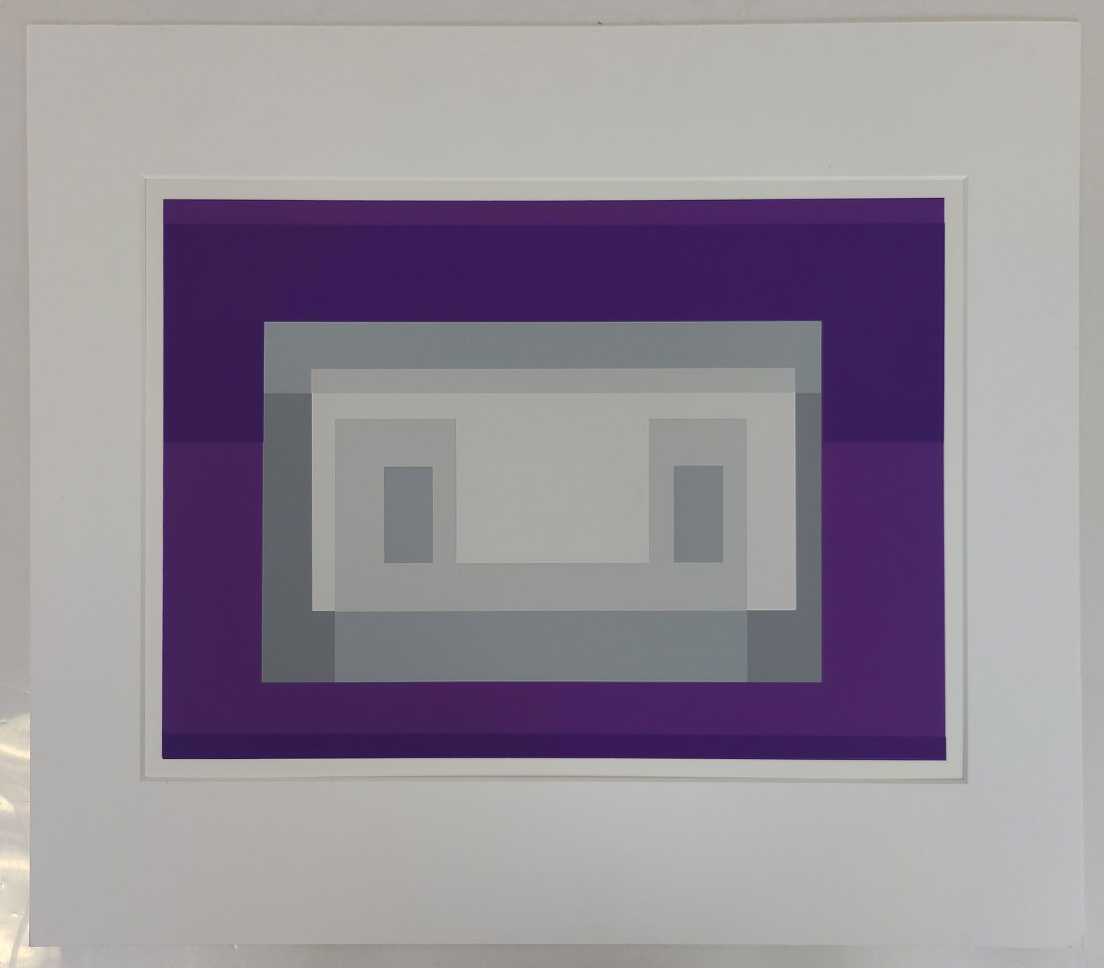 Josef ALBERS: Purple Abstract Print (1 of 10)