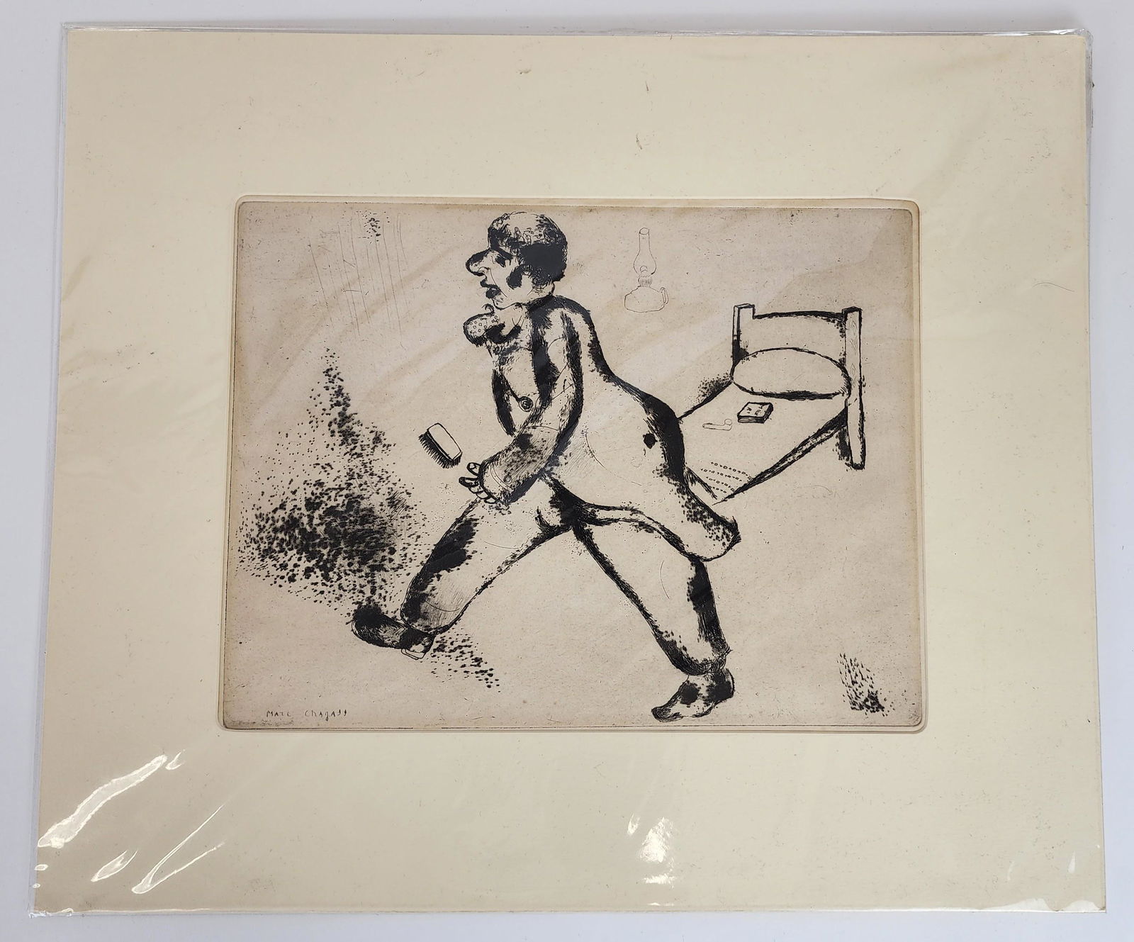 Marc Chagall, "Petrouchka," Etching/Aquatint (1 of 6)