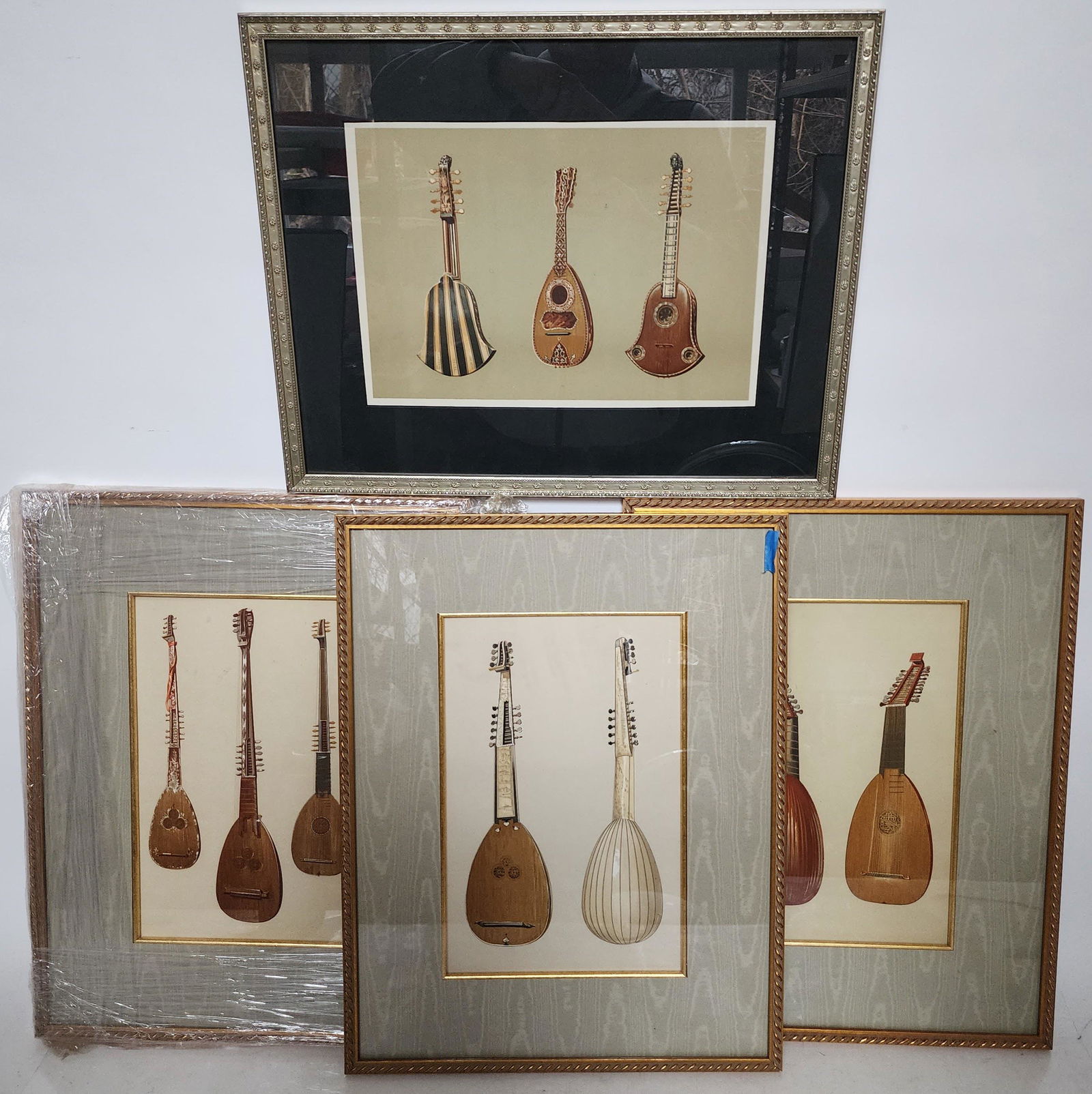 Four Musical Instrument Prints from 1888 (1 of 20)