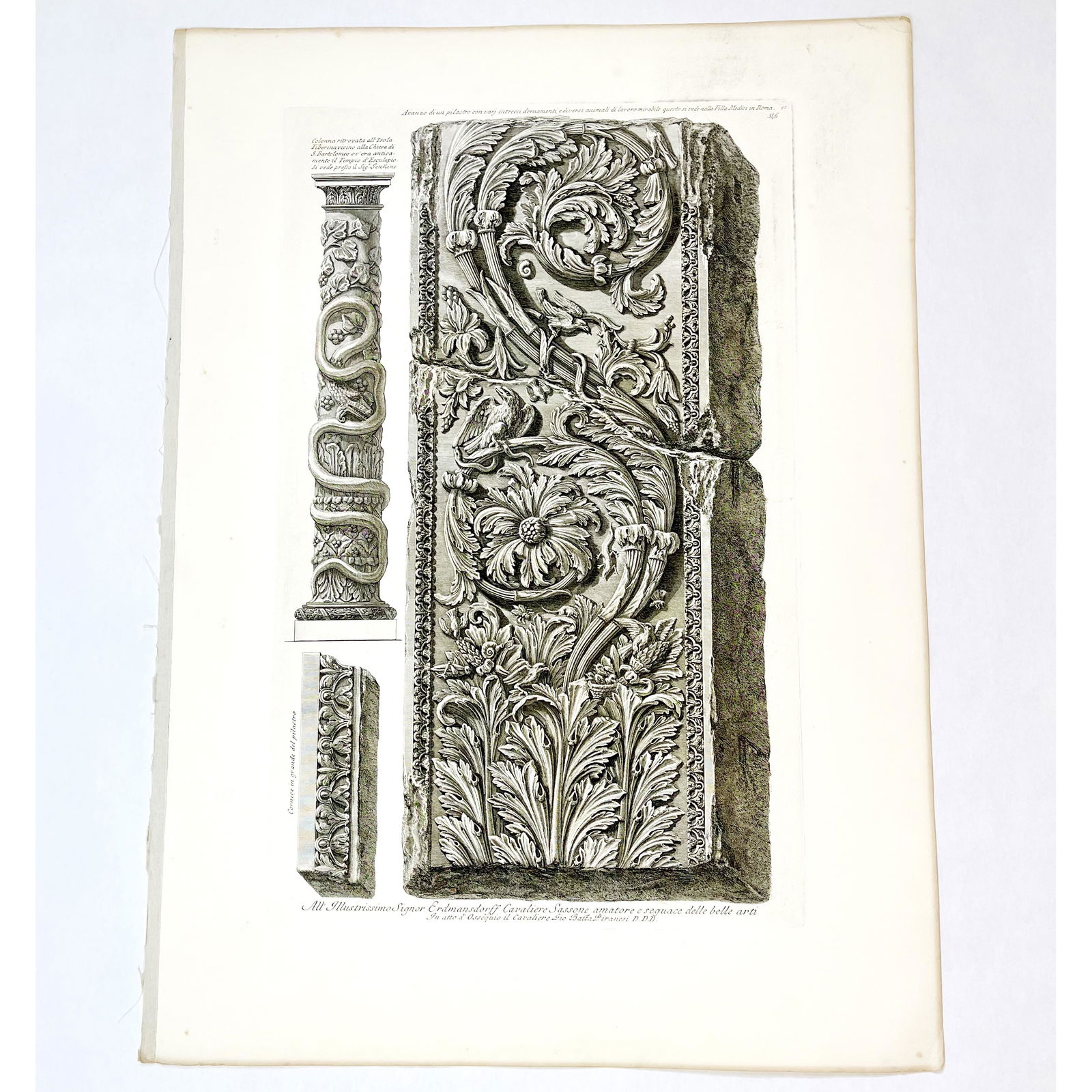 Piranesi, Study of Architectural Ruins, Etching (1 of 6)