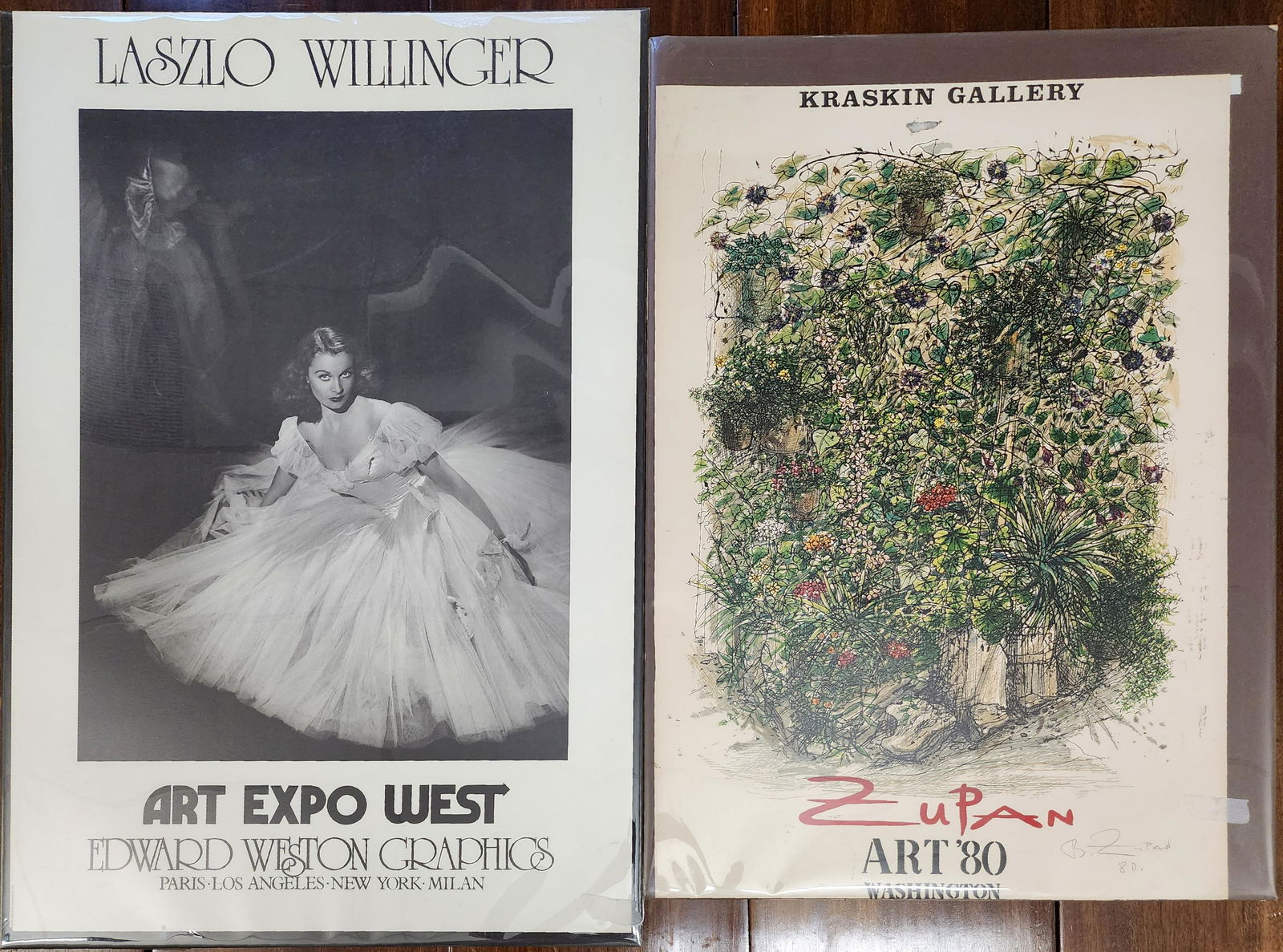 Two Vintage 1980s Gallery Exhibition Posters (1 of 12)